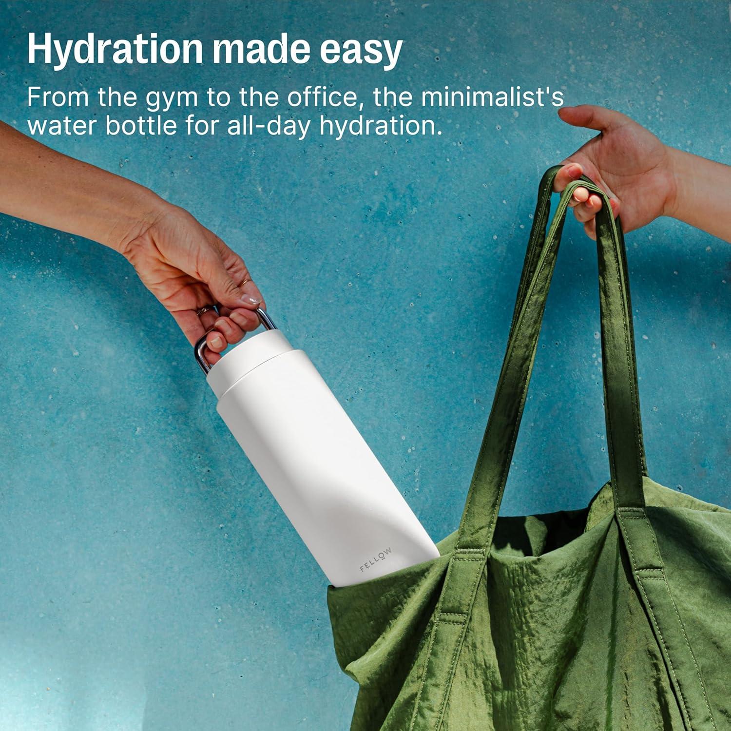 Botella de Agua Fellow Carter Carry 32 oz Sienna - Acero Inoxidable Aislado