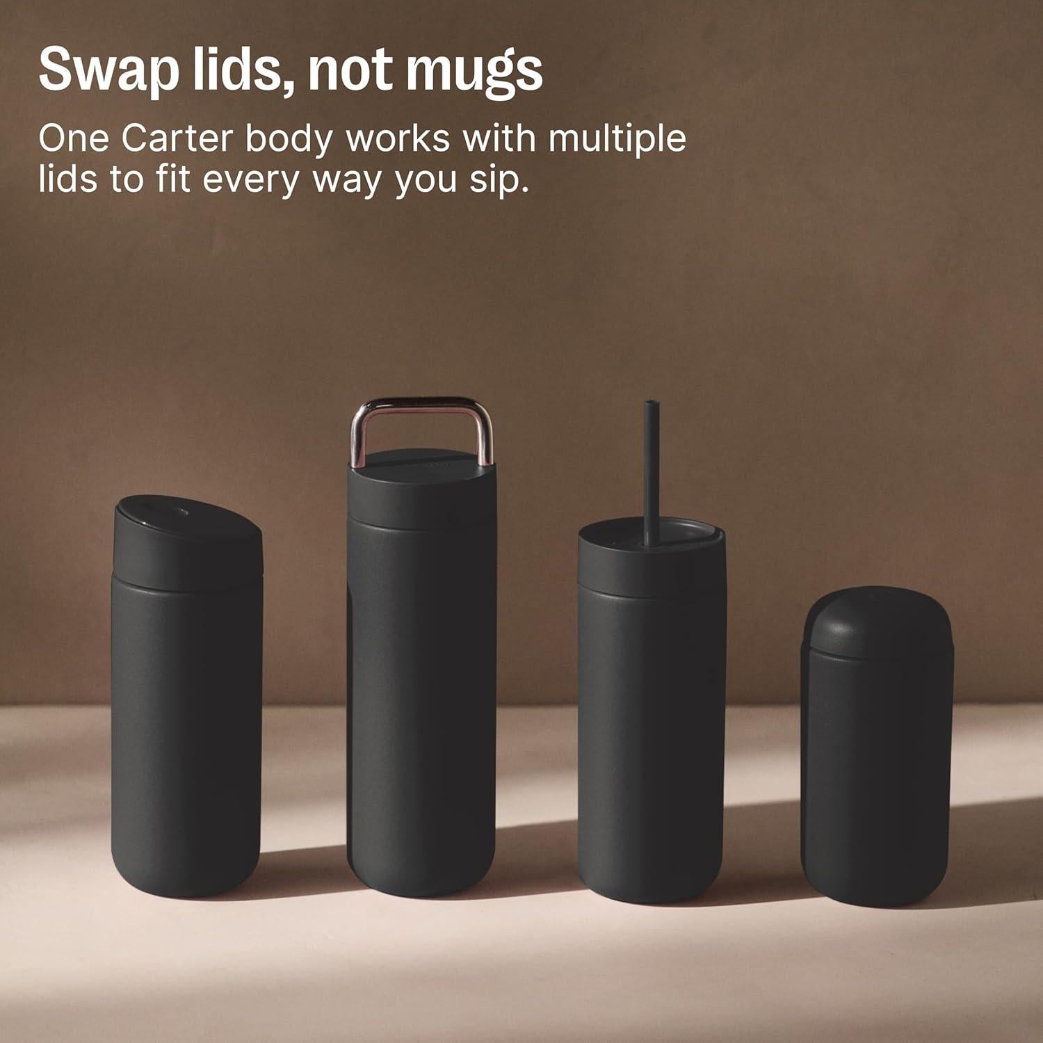 Botella de Agua Fellow Carter Carry 32 oz Sienna - Acero Inoxidable Aislado