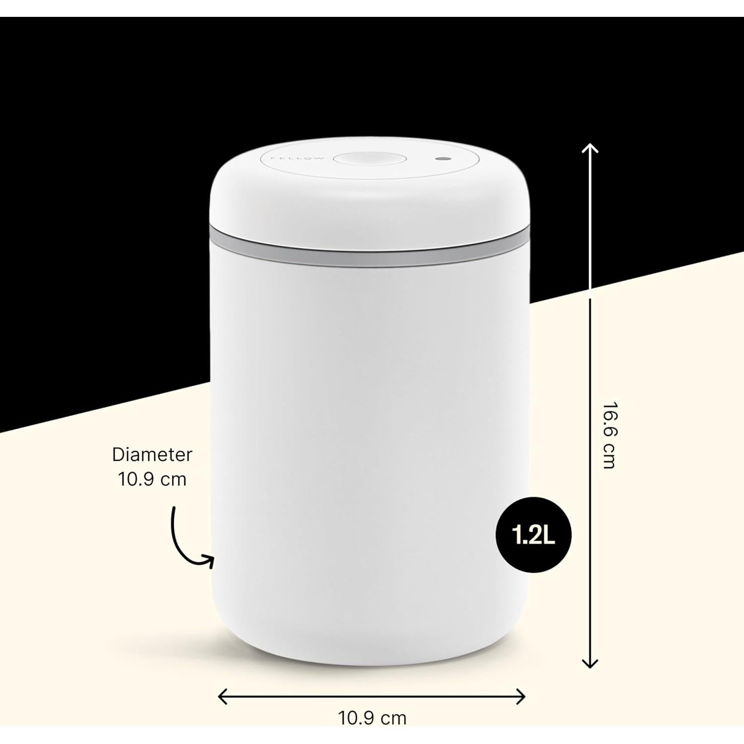 Contenedor de Almacenamiento Hermético Fellow Atmos 1.2L Blanco