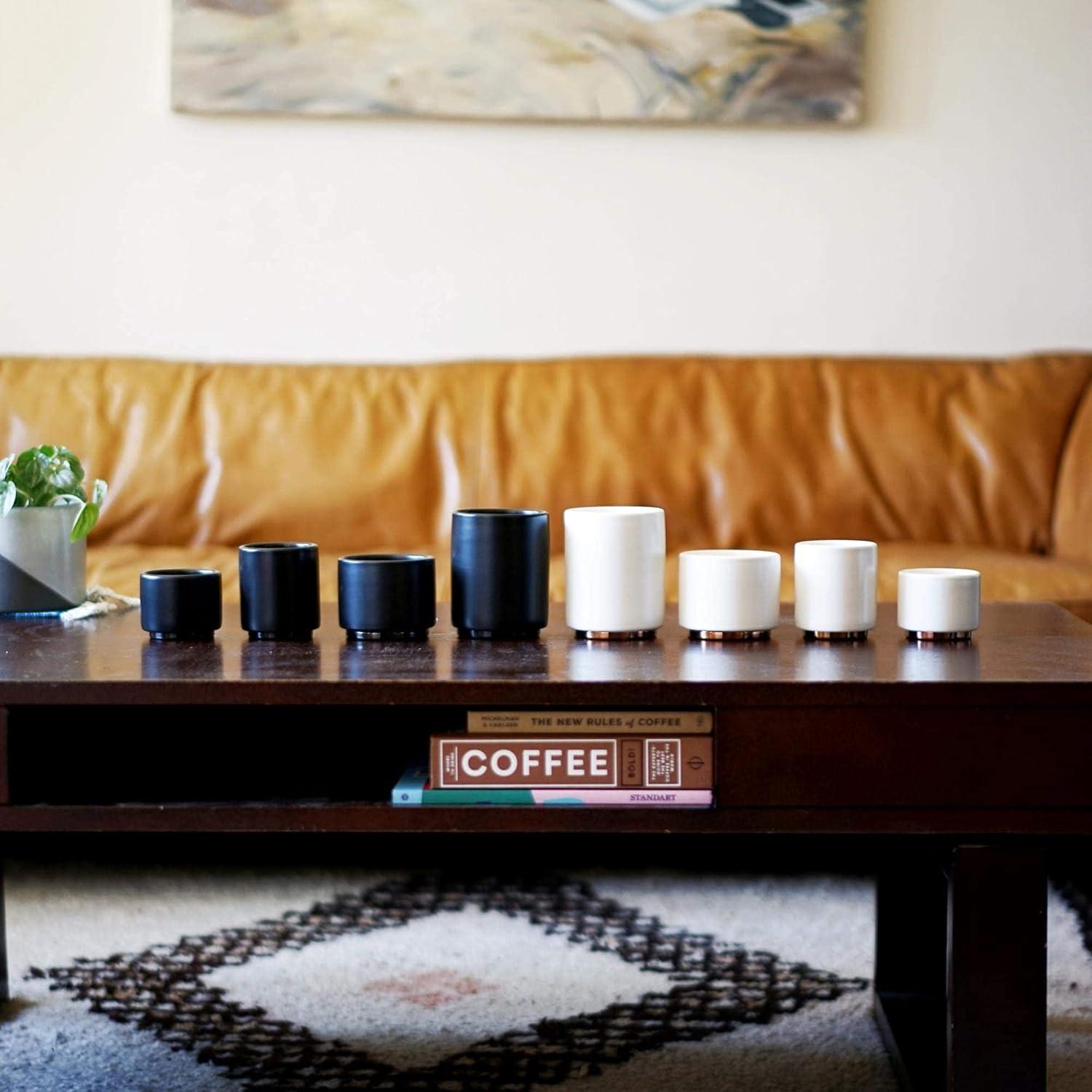 Taza de Cerámica Fellow Monty 325 ml Negro Mate Doble Pared