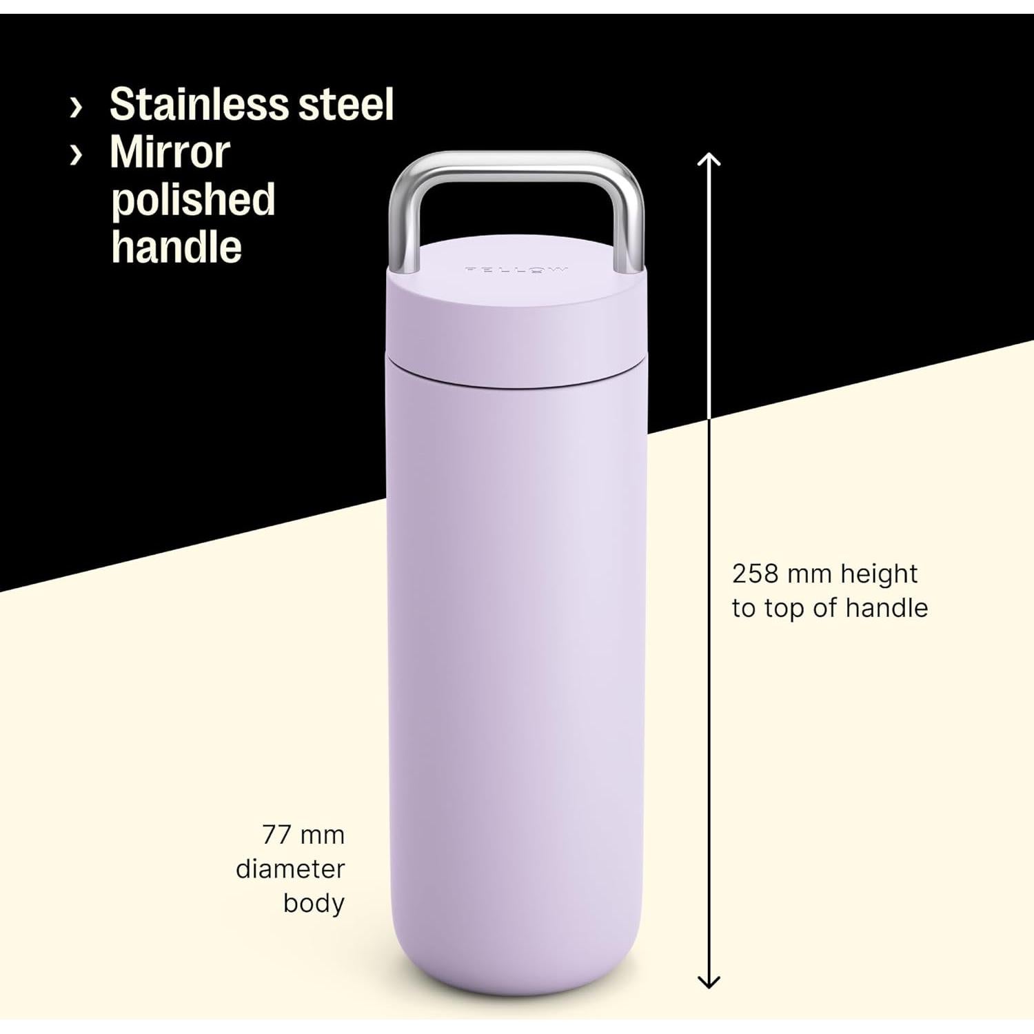 Botella y Taza Fellow 20 oz Aisladas Acero Inoxidable