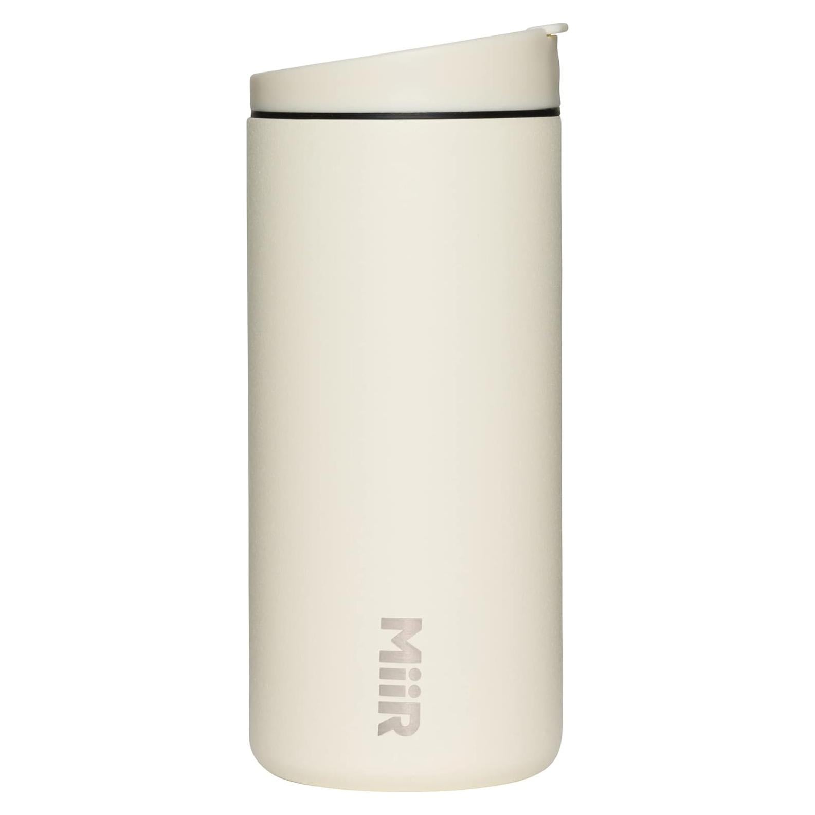 Vaso Aislado MiiR Flip Traveler 12oz Acero Inoxidable Blanco