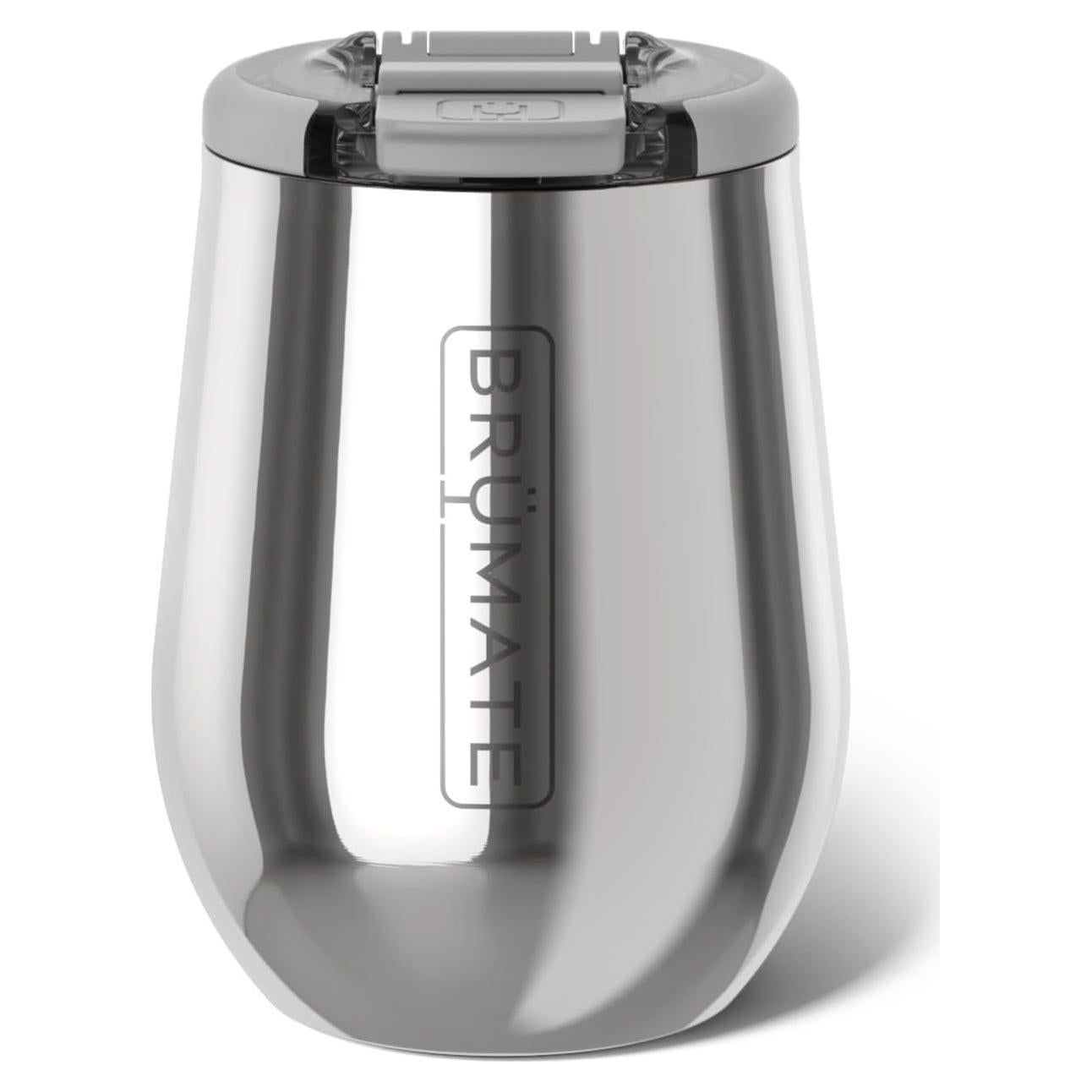 Vaso de vino aislado BrüMate Uncork'd 414ml acero inoxidable