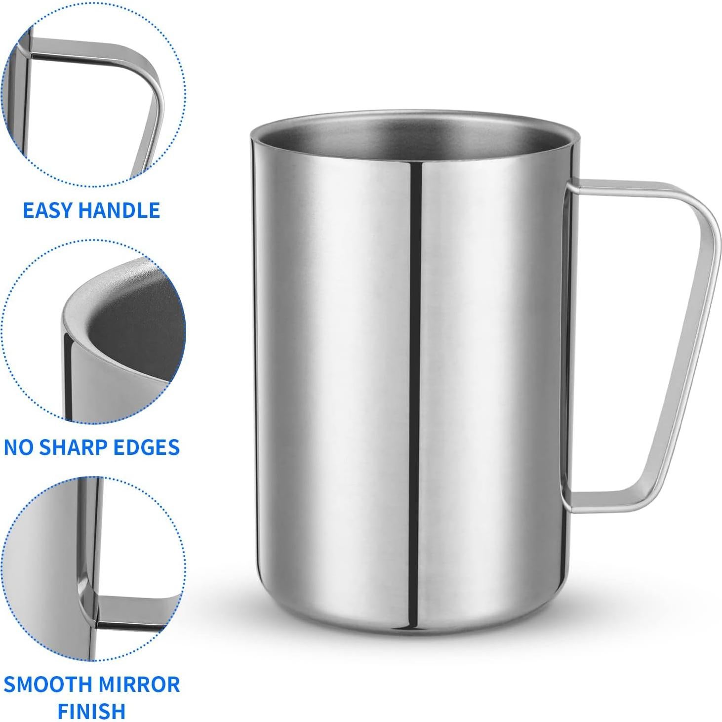 Taza de café aislada Luvtree 500ml acero inoxidable doble pared