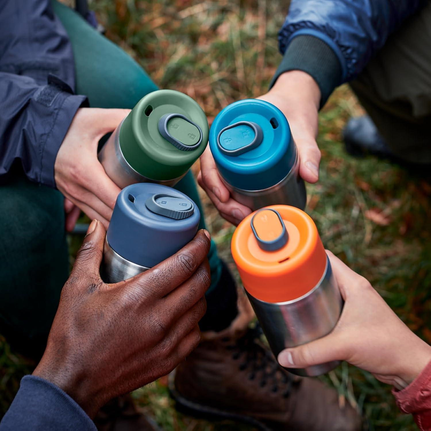 Taza de Viaje Aislada BLACK+BLUM 340ml Acero Inoxidable Pizarra