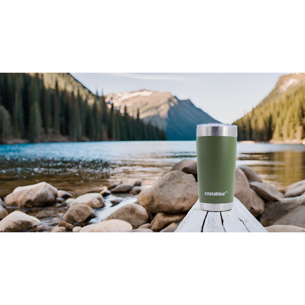 Taza de Café de Viaje Costablue 0.59L Acero Inoxidable Aislada