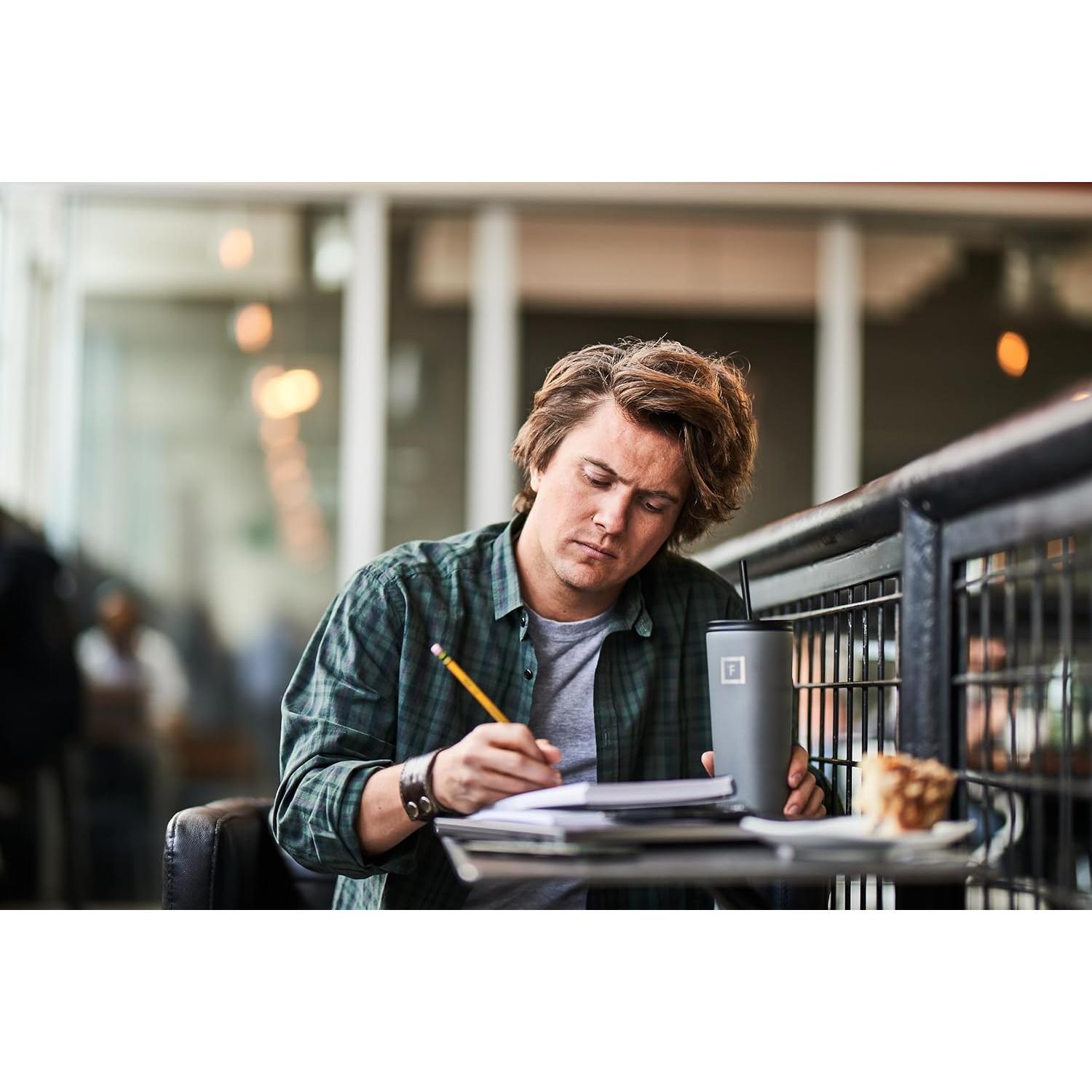 Taza Clásica IRON °FLASK 32 oz Aislada Doble Pared Sage