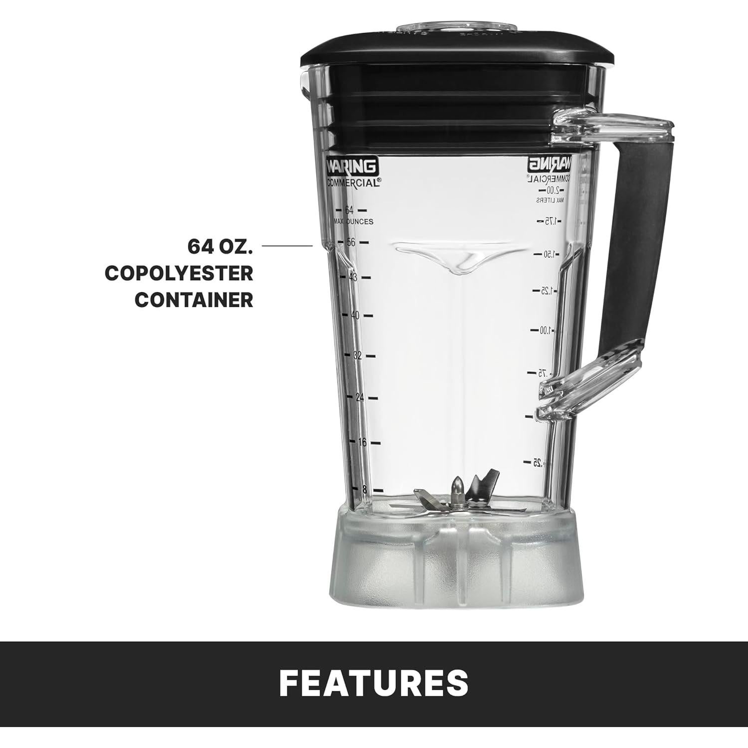 Licuadora Waring TBB160P6 2HP 64oz con Temporizador