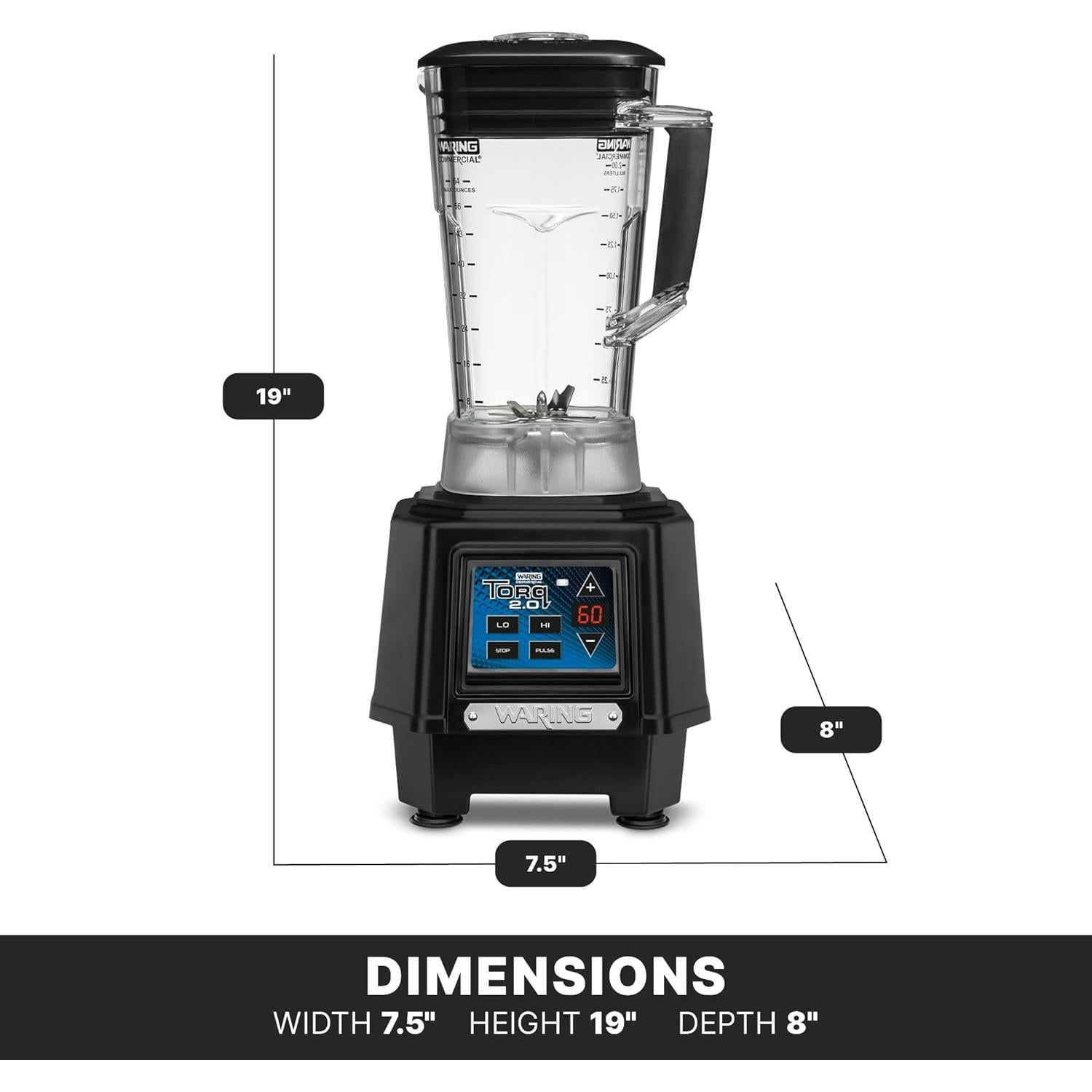 Licuadora Waring TBB160P6 2HP 64oz con Temporizador