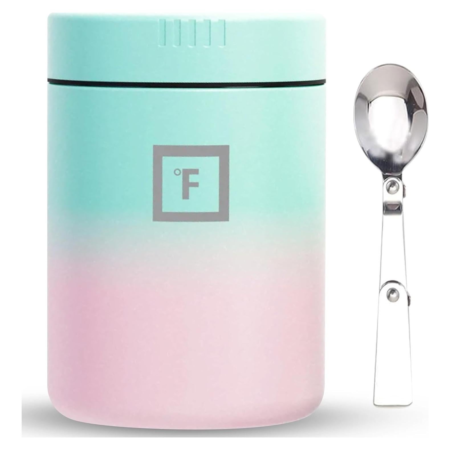 Jarra de Comida Aislada Iron Flask 473ml Acero Inoxidable Chicle