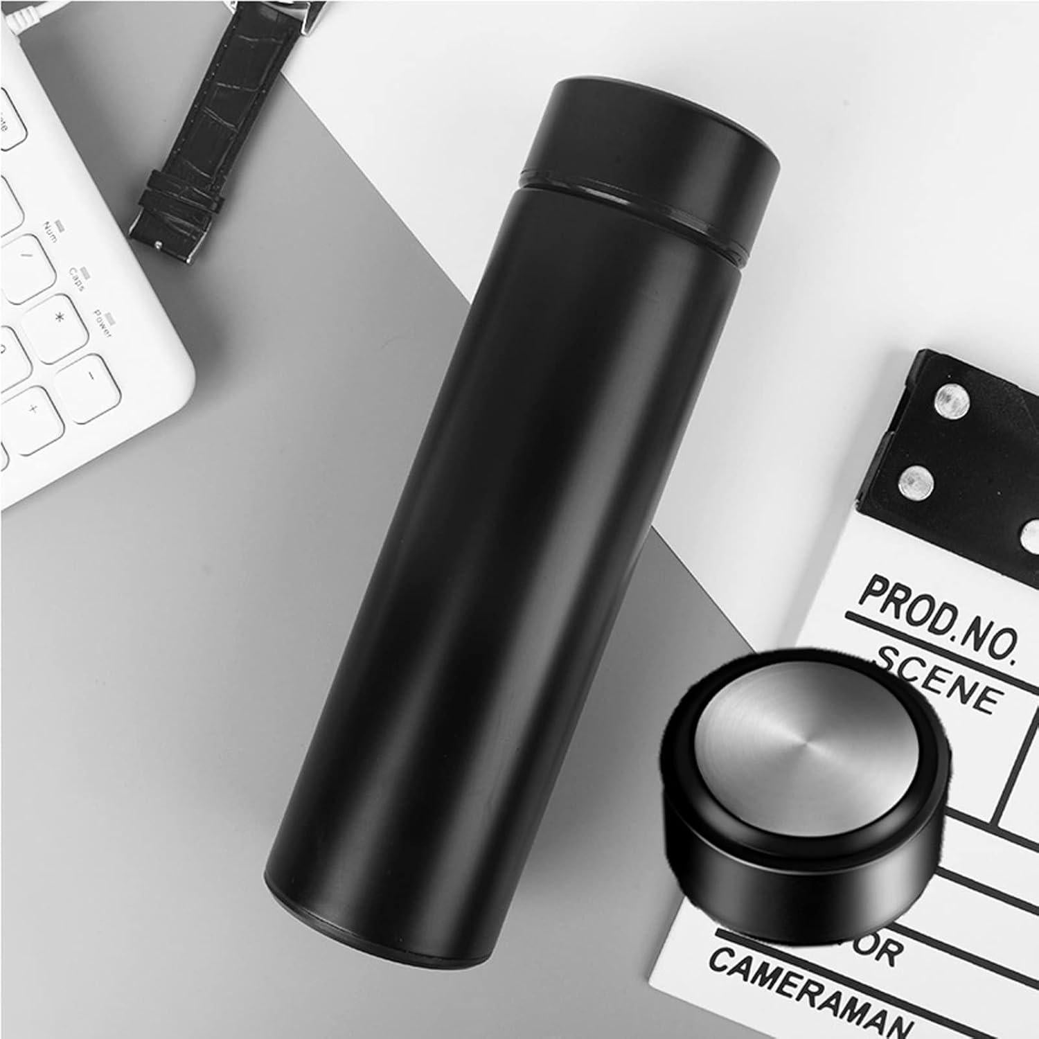 Taza Aislada Sonncson 500ml Acero Inoxidable Doble Pared Negro