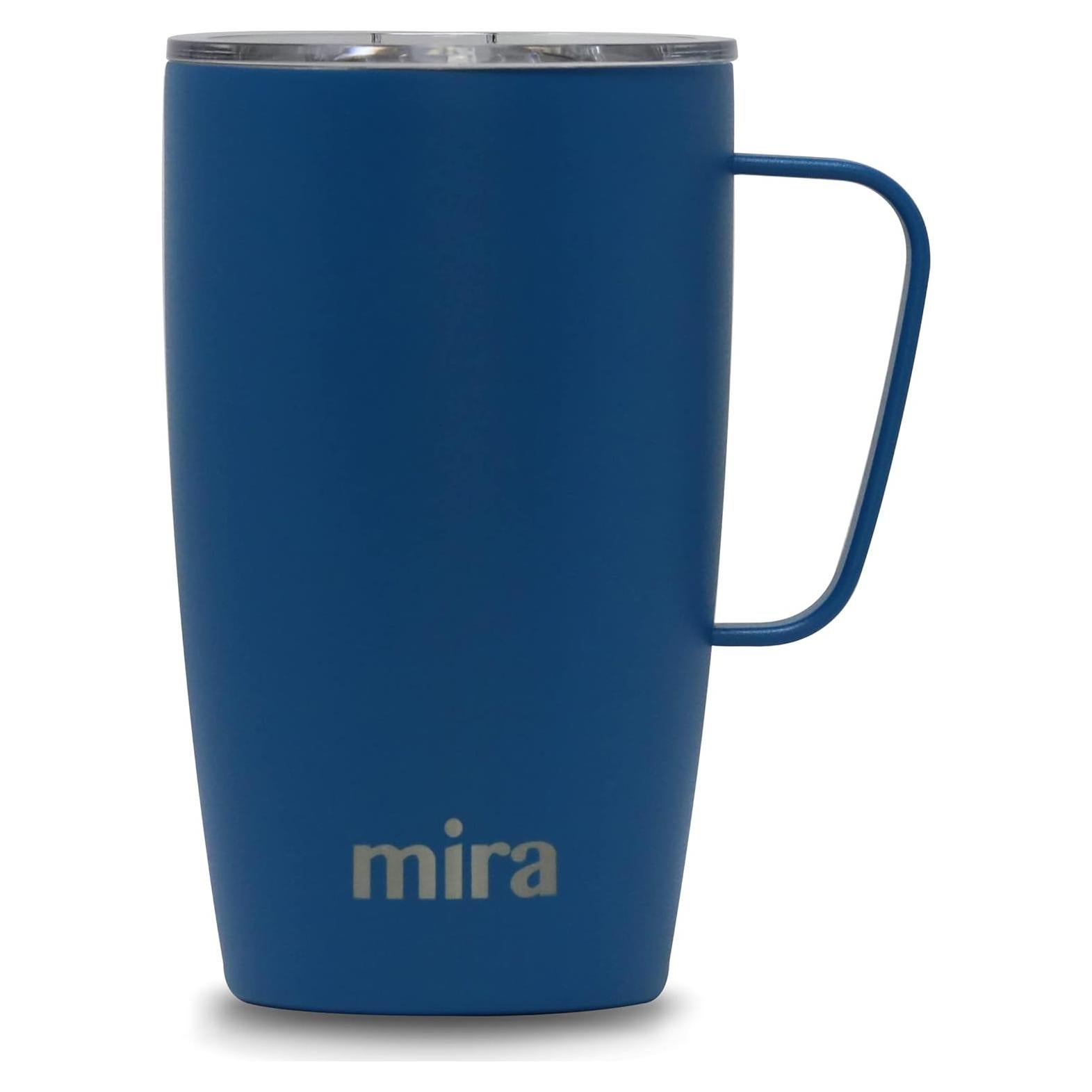 Taza de Café Aislada MIRA 532 ml Acero Inoxidable Azul