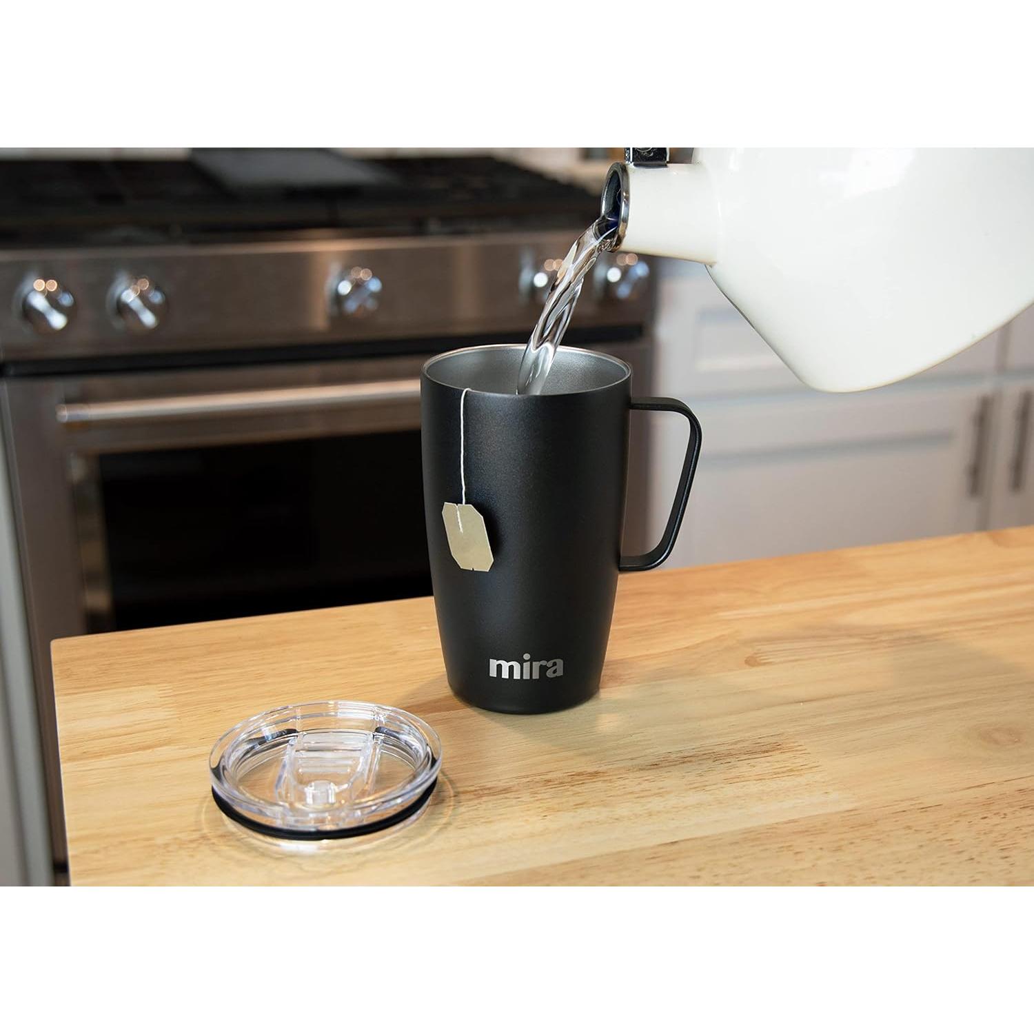 Taza de Café Aislada MIRA 532 ml Acero Inoxidable Azul