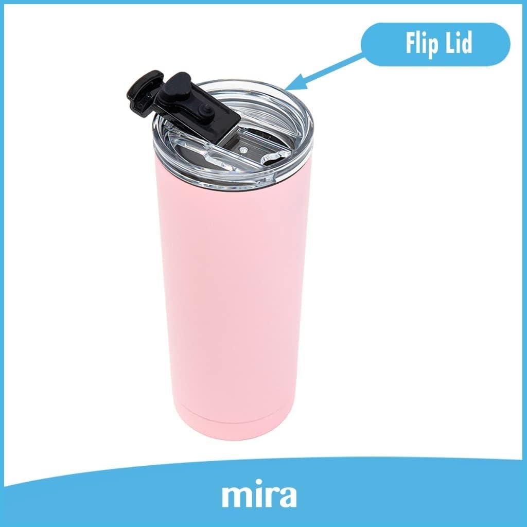 Vaso Aislado al Vacío MIRA 590 ml Doble Pared Rosa Taffy