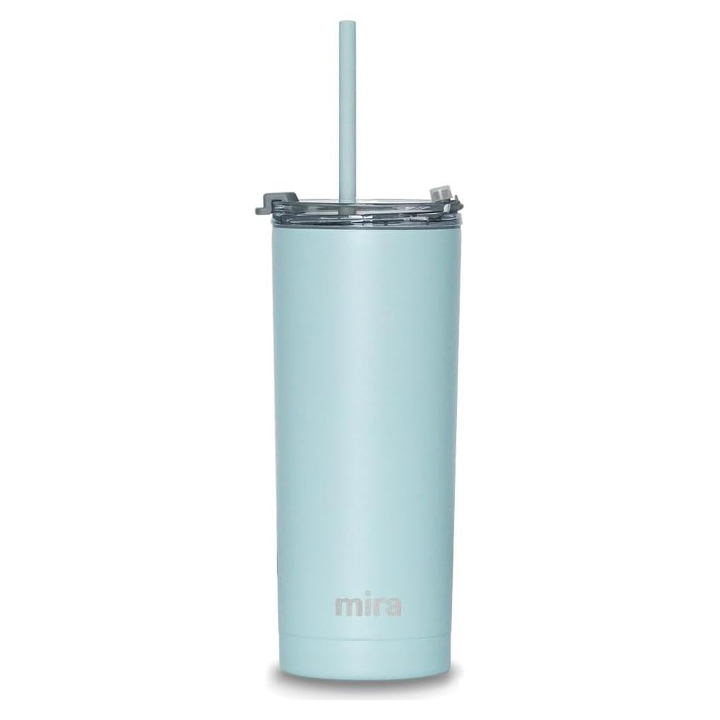 Vaso Aislado MIRA 20 oz Acero Inoxidable Azul Perla