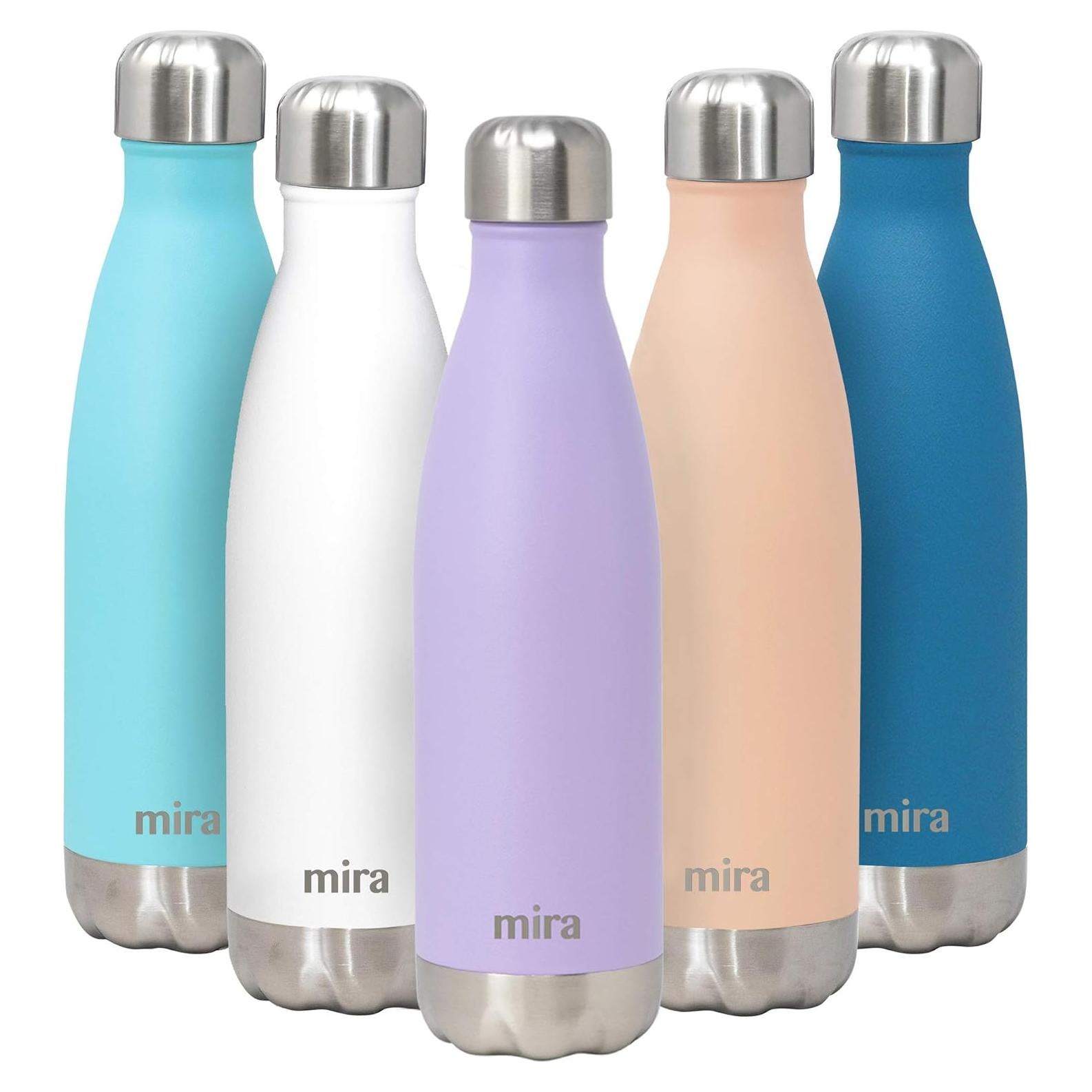 Botella de Agua Aislada MIRA 500 ml Acero Inoxidable Violeta