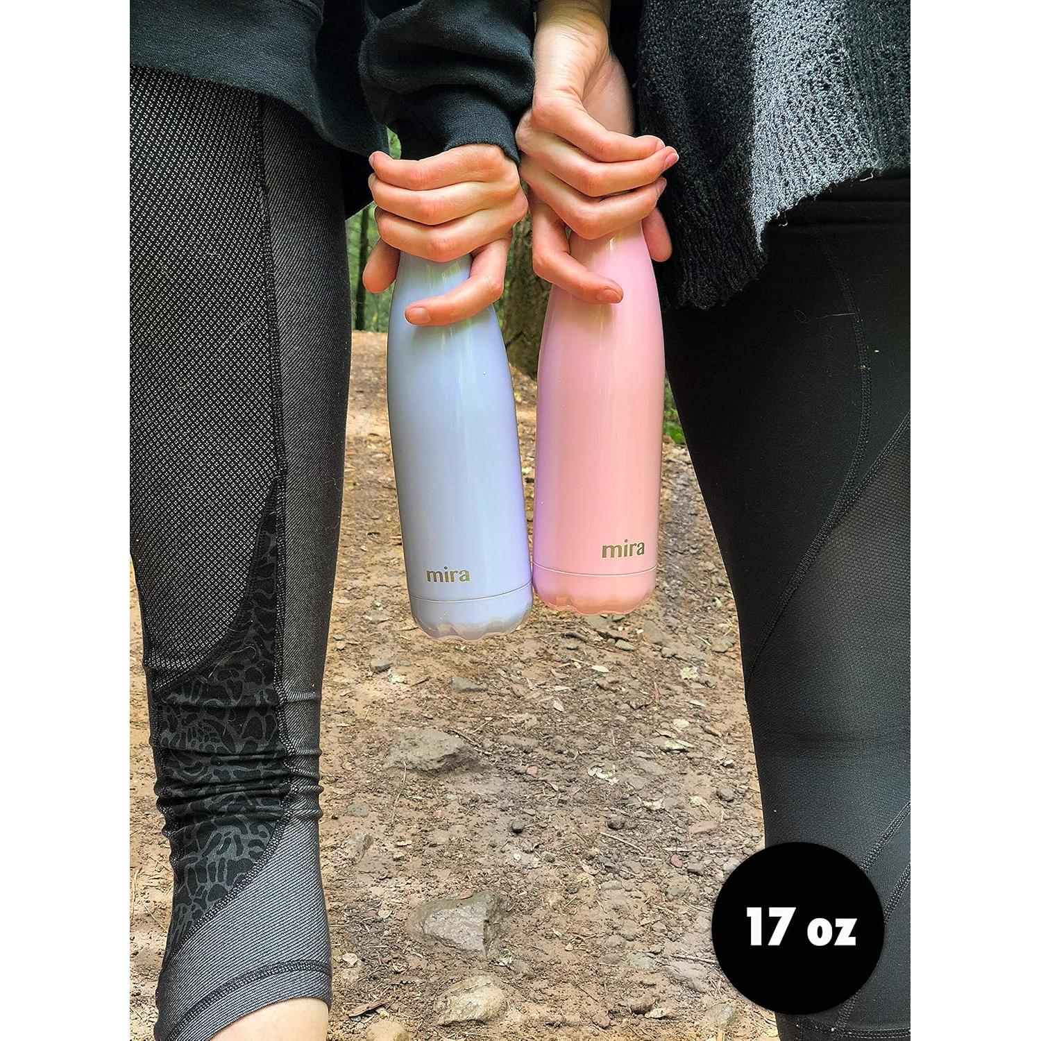 Botella de Agua Aislada MIRA 500 ml Acero Inoxidable Violeta