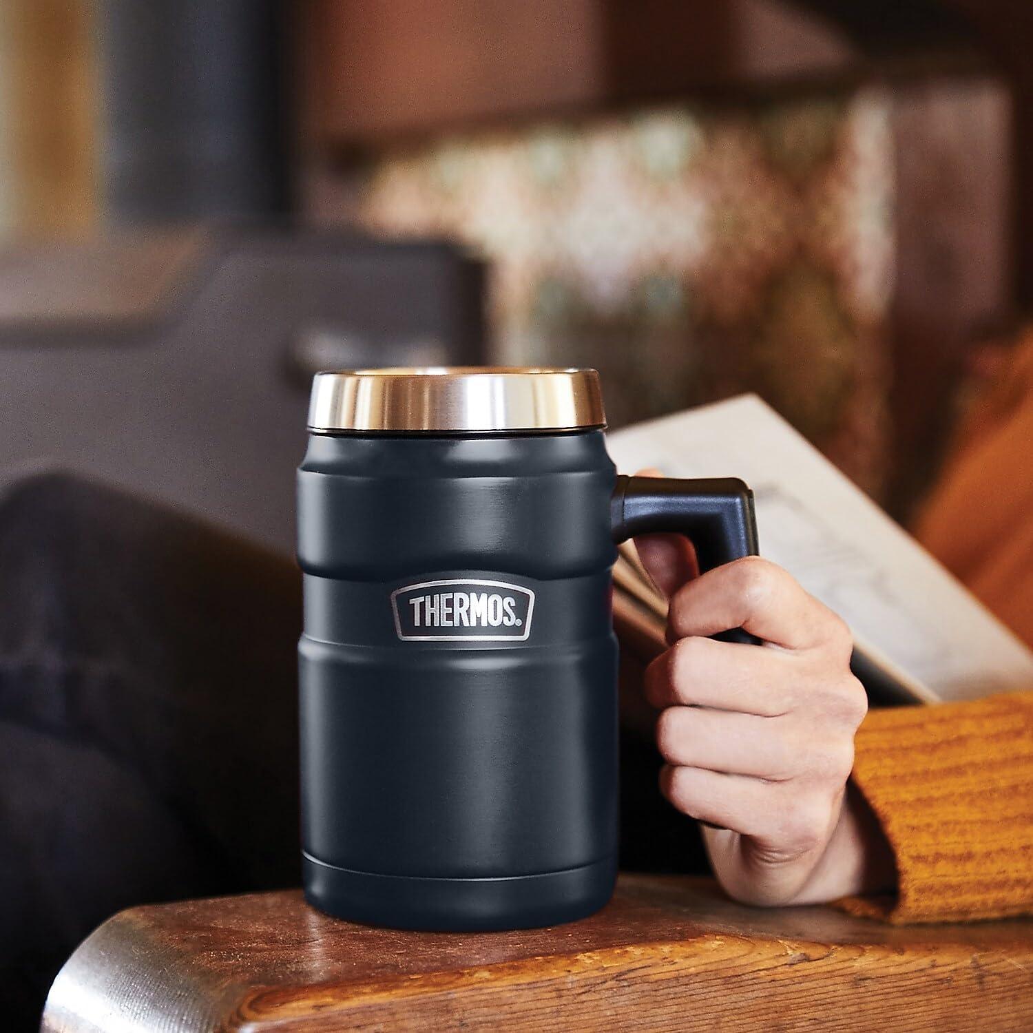 Taza de Café Thermos Stainless King 0.47L Azul Medianoche