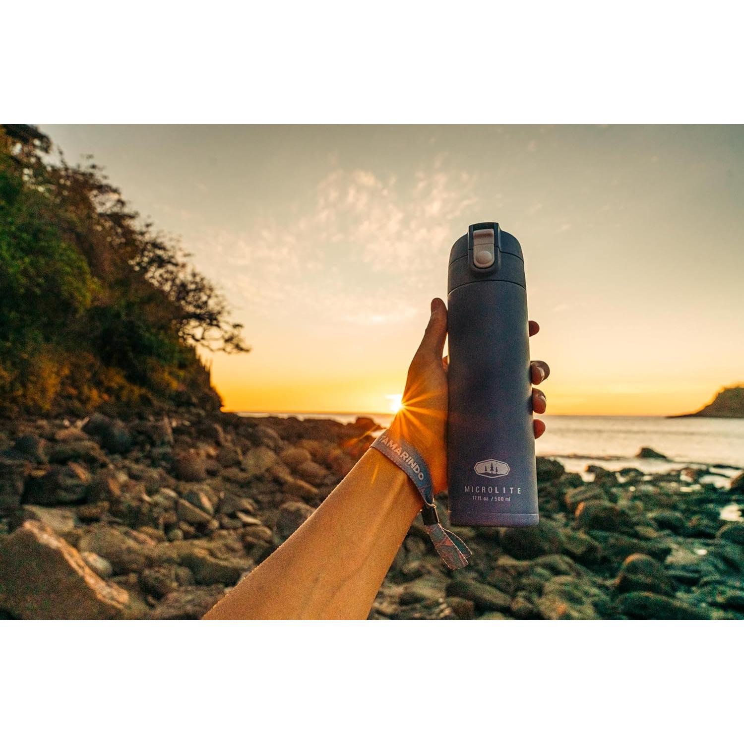 Botella Térmica Aislada GSI Outdoors Microlite 500 ml Jade