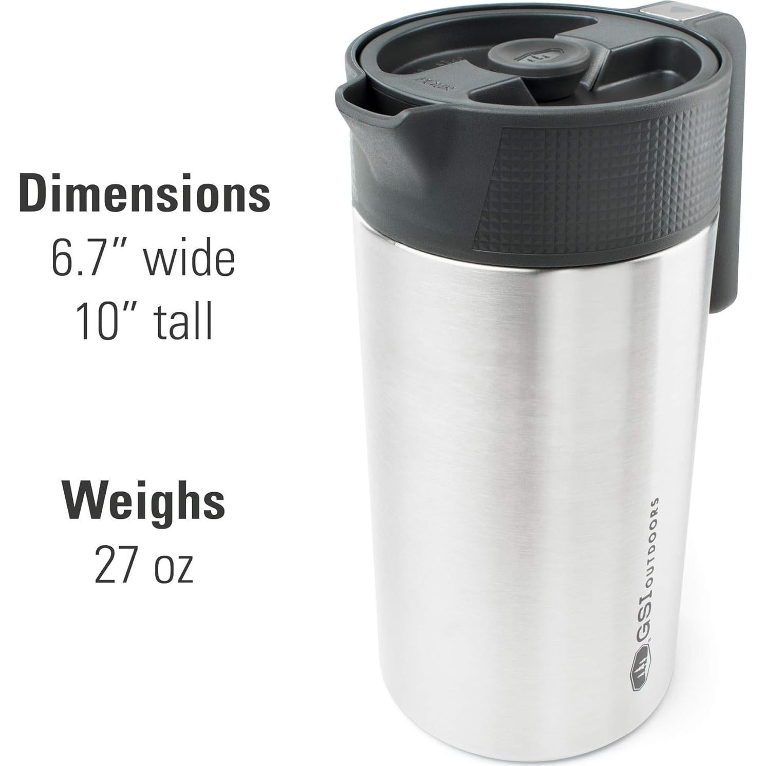 Enfriador de Latas Doble Aislado GSI Outdoors 12 Oz Cepillado