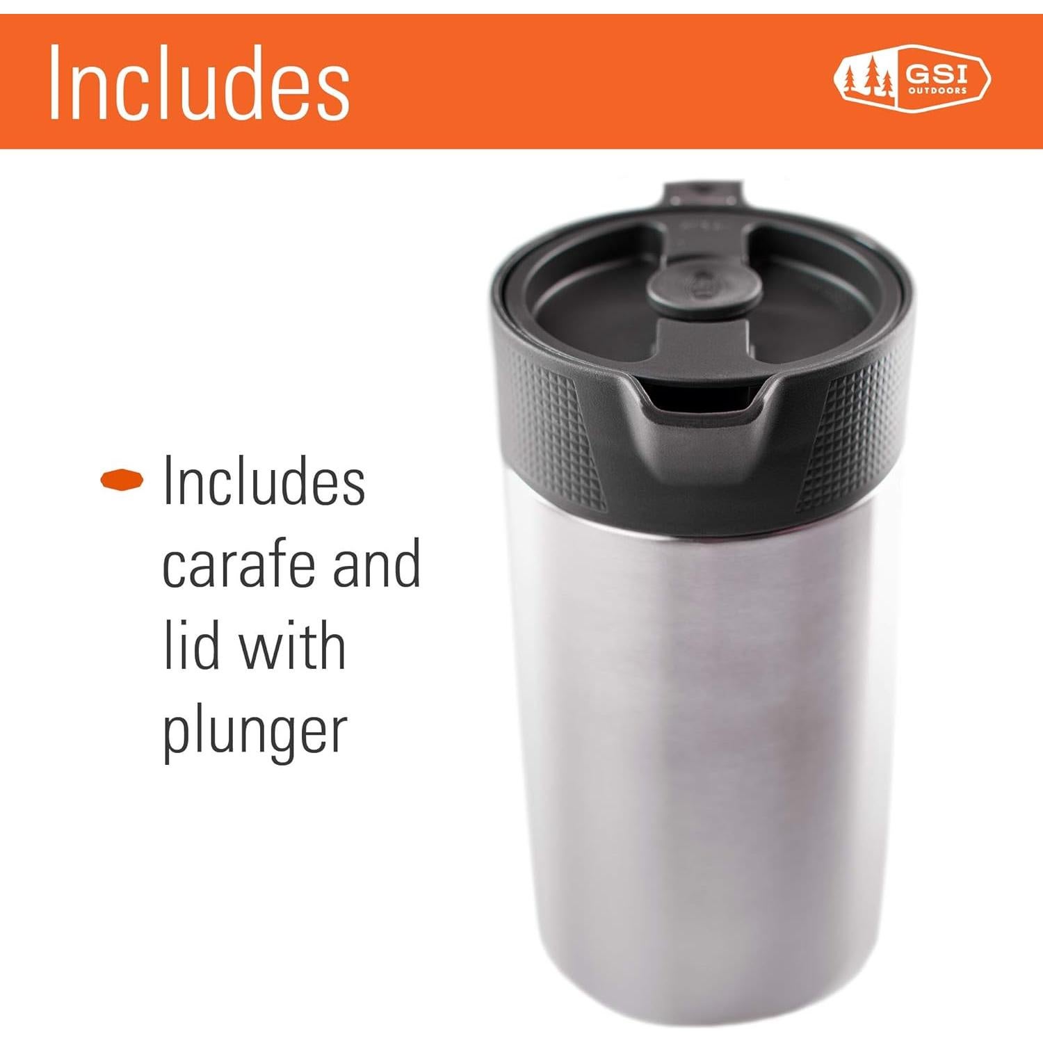 Enfriador de Latas Doble Aislado GSI Outdoors 12 Oz Cepillado