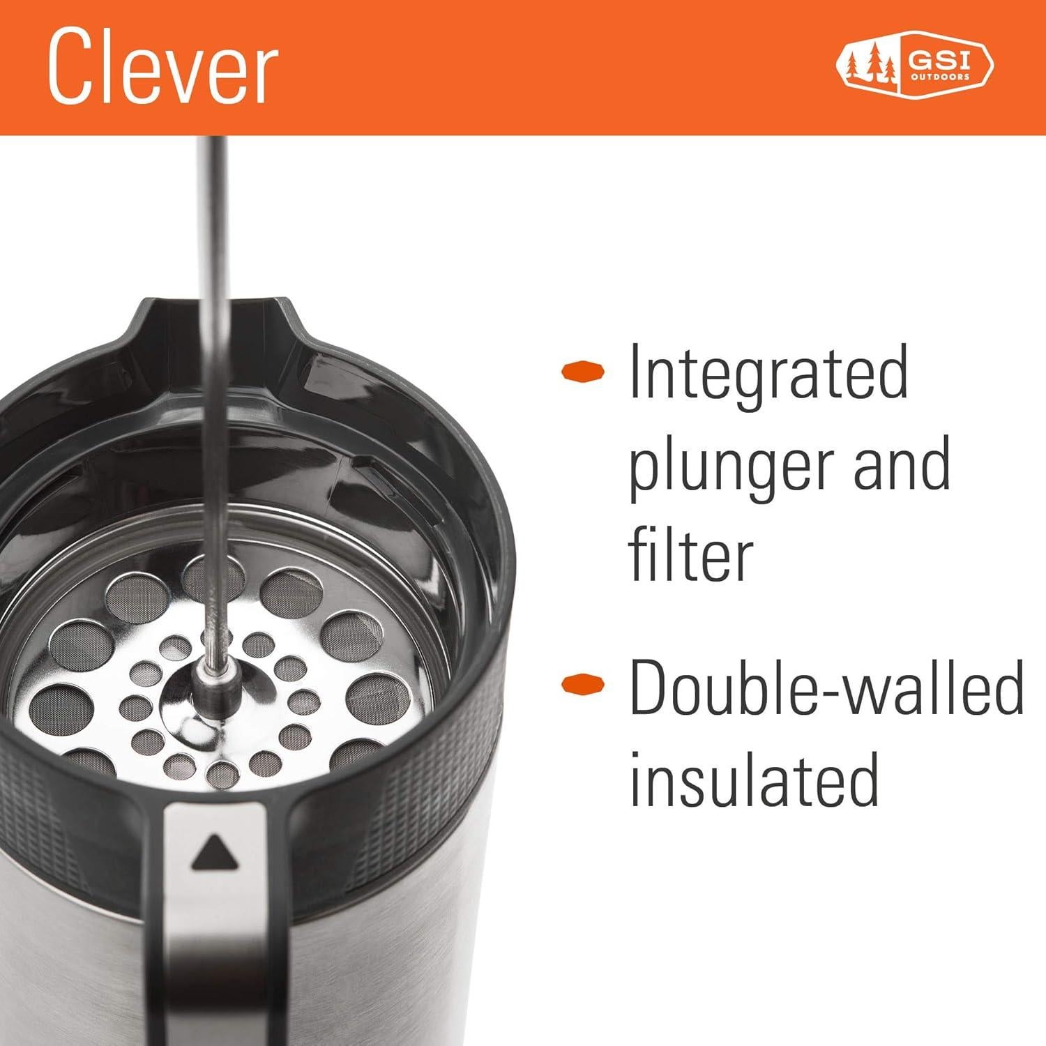 Enfriador de Latas Doble Aislado GSI Outdoors 12 Oz Cepillado