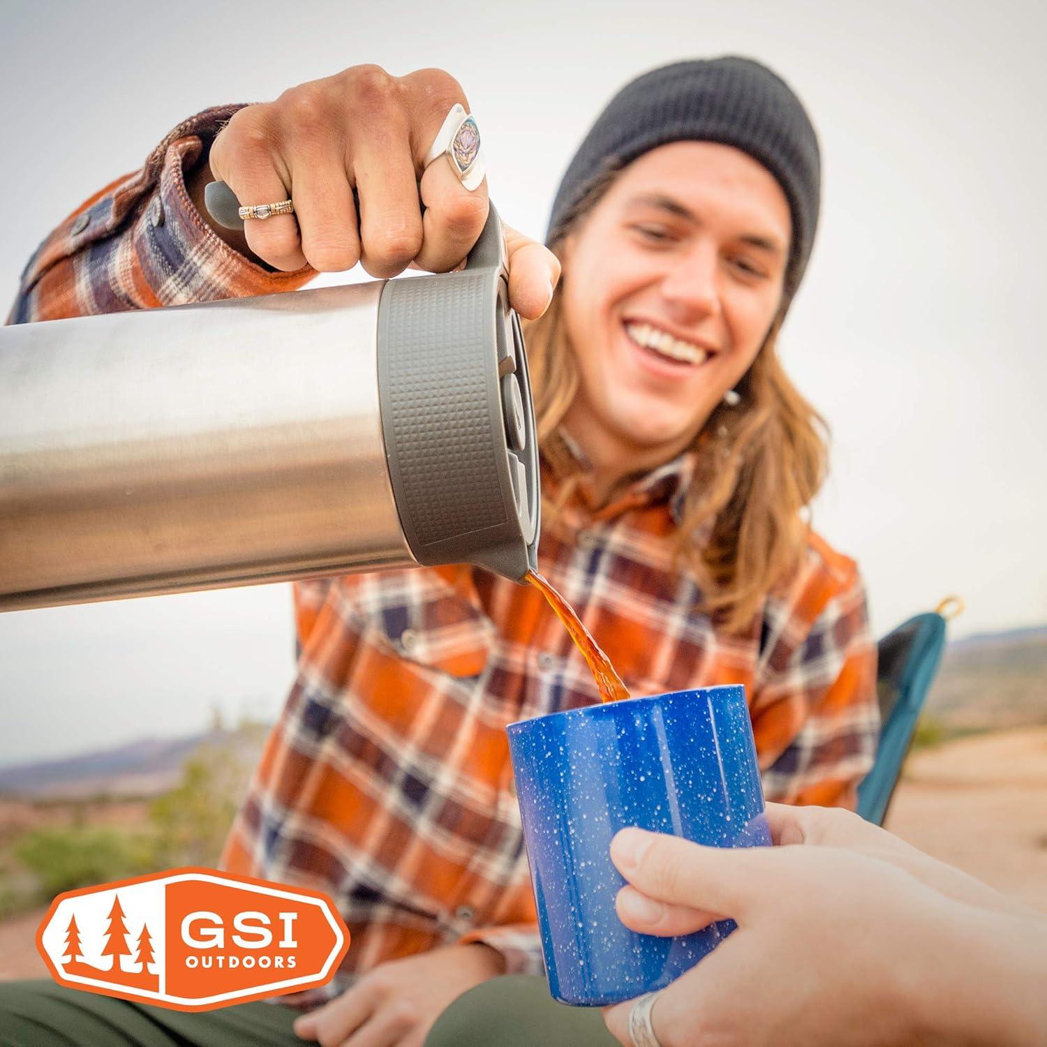 Enfriador de Latas Doble Aislado GSI Outdoors 12 Oz Cepillado