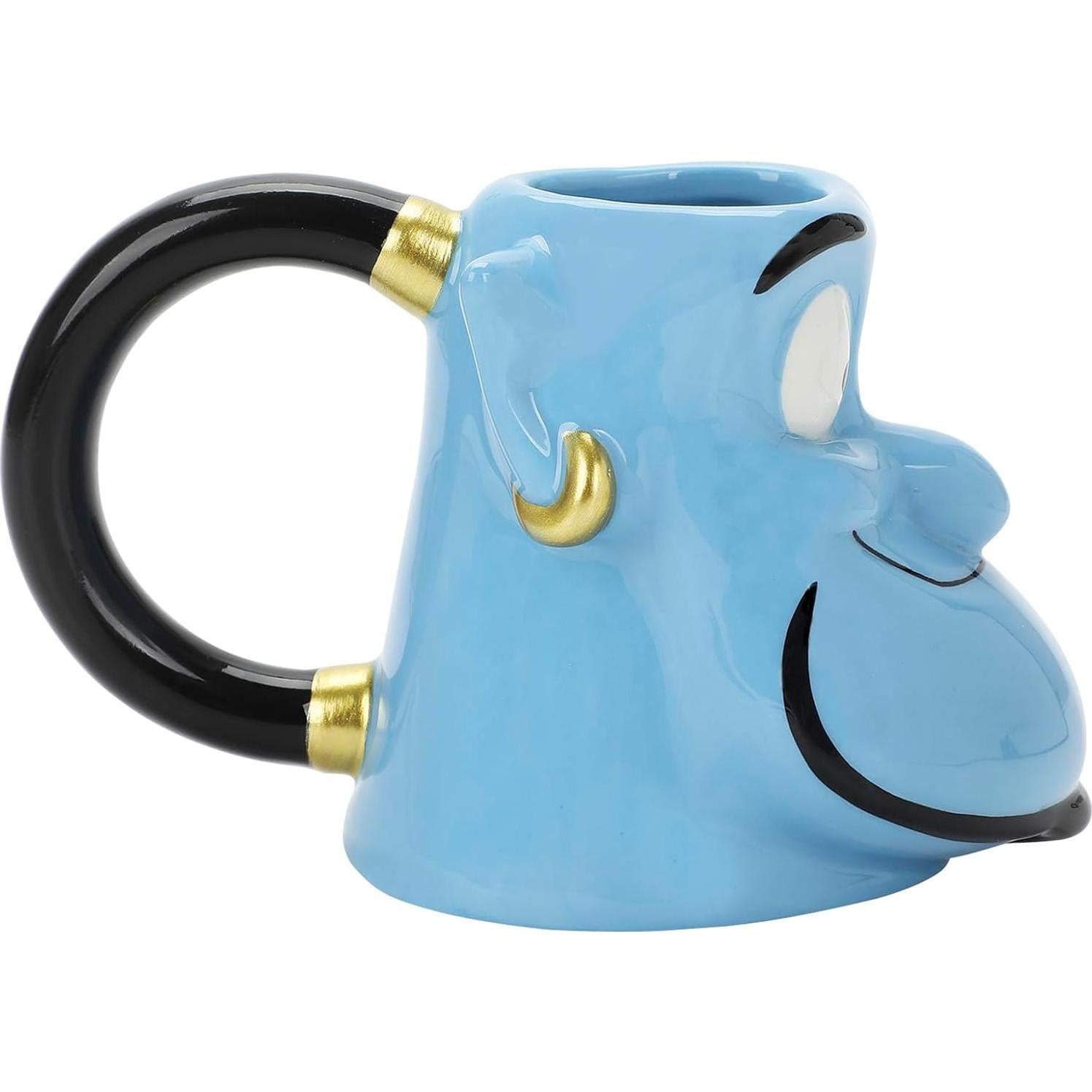 Taza Cerámica Esculpida Genio Aladino Disney 340g