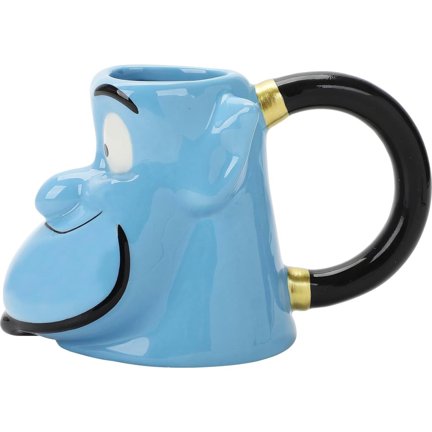 Taza Cerámica Esculpida Genio Aladino Disney 340g