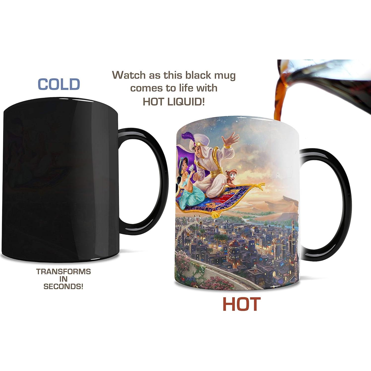 Taza Cerámica Morphing Mugs Disney Jasmine 11 oz Cambio Color