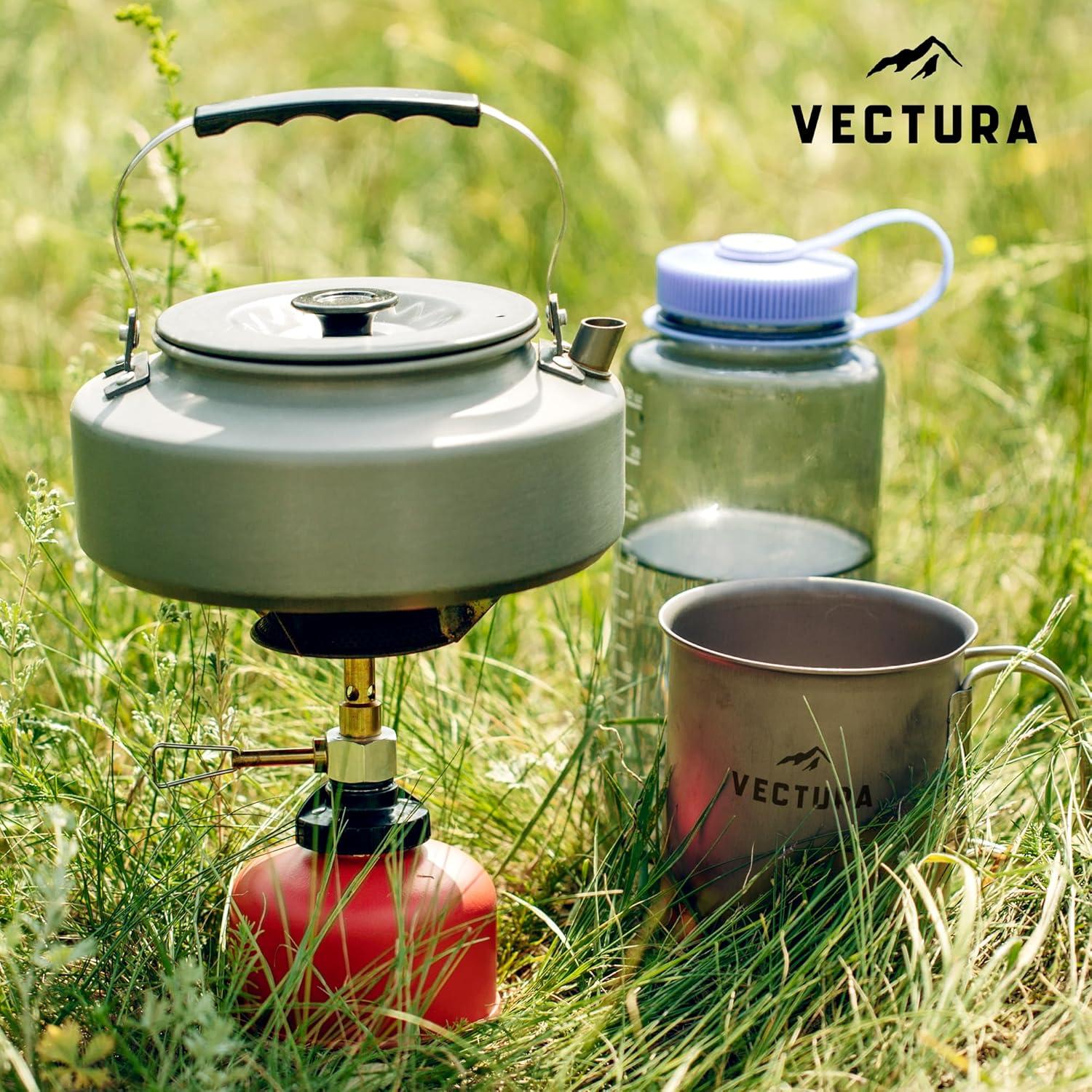 Taza de Camping Vectura de Acero Inoxidable 550ml - Ligera y Duradera