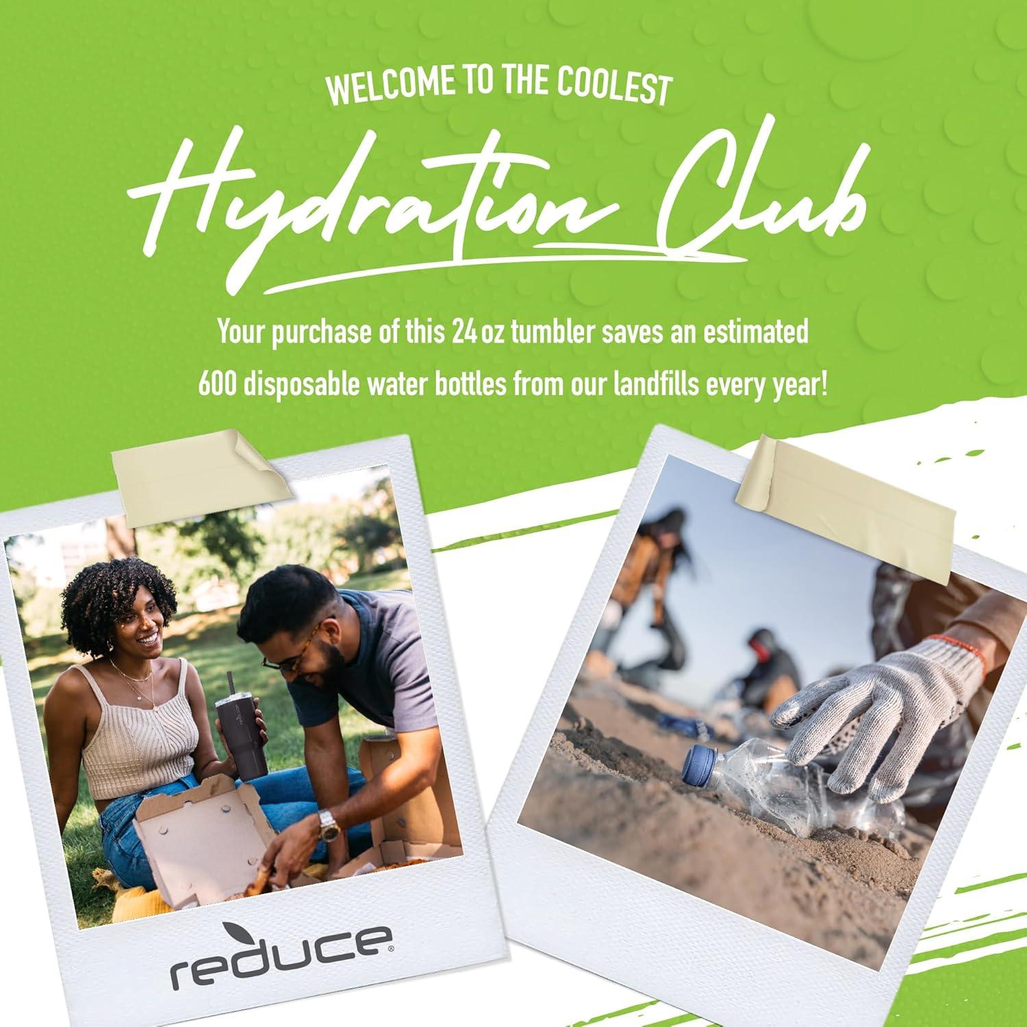 Tumbler REDUCE Cold1 24 oz Acero Inoxidable Aislado