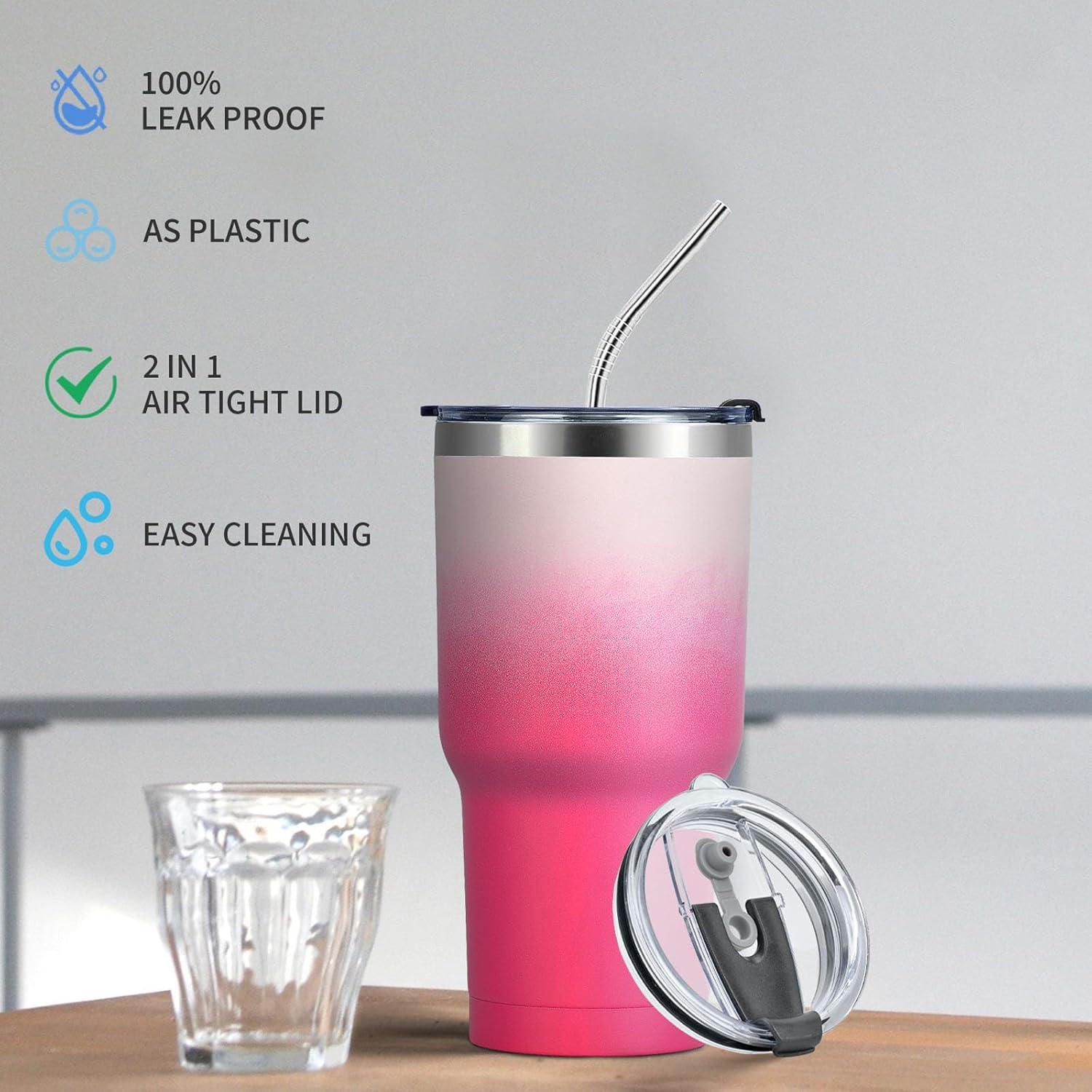 Tapa de Vaso 20 oz Bnoname a Prueba de Derrames - 2 Piezas