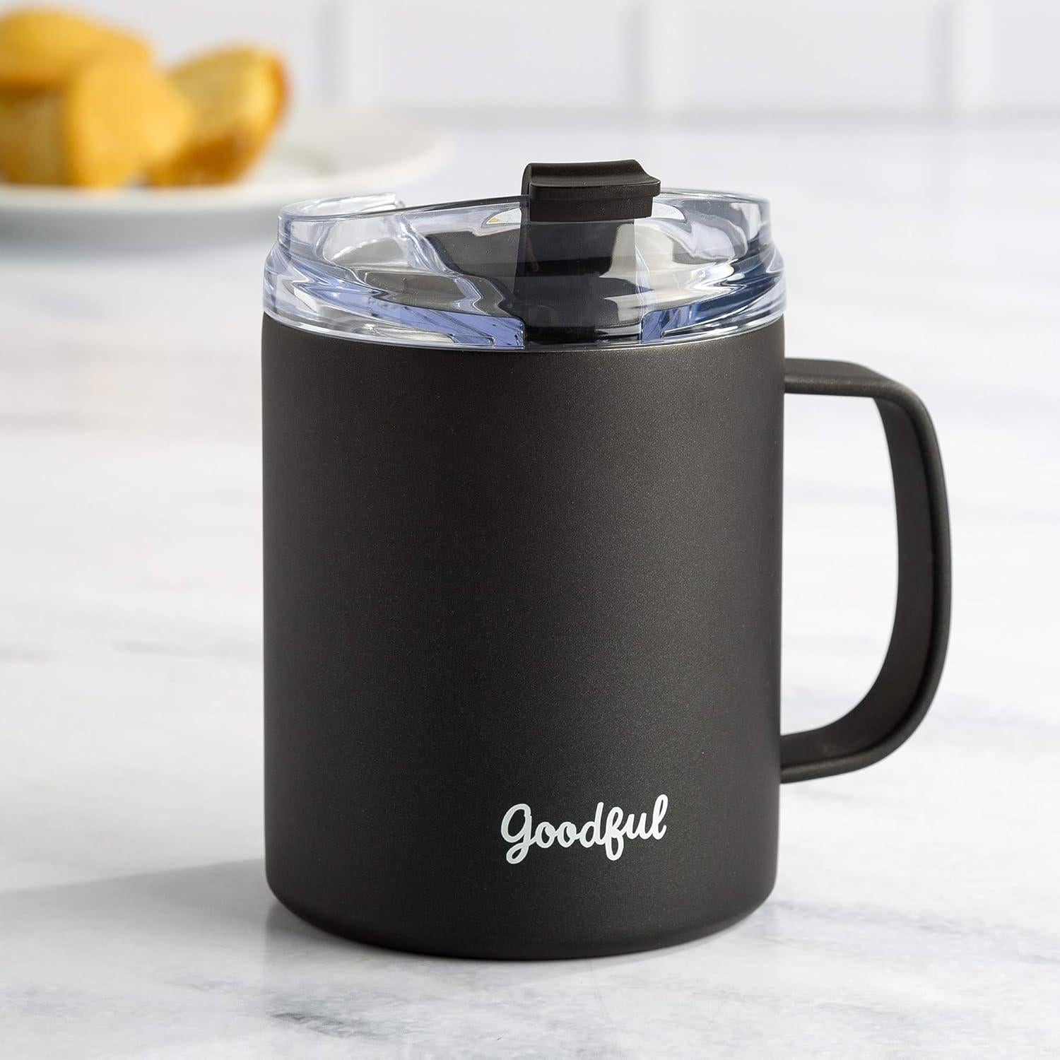 Taza de Viaje Goodful 14oz Acero Inoxidable Aislada Gris