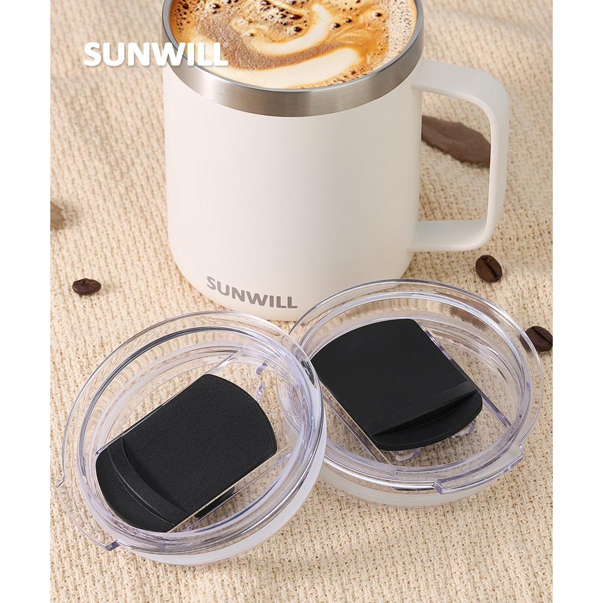 Tapa deslizante SUNWILL para tazas 414ml y vasos 591ml - 2 piezas