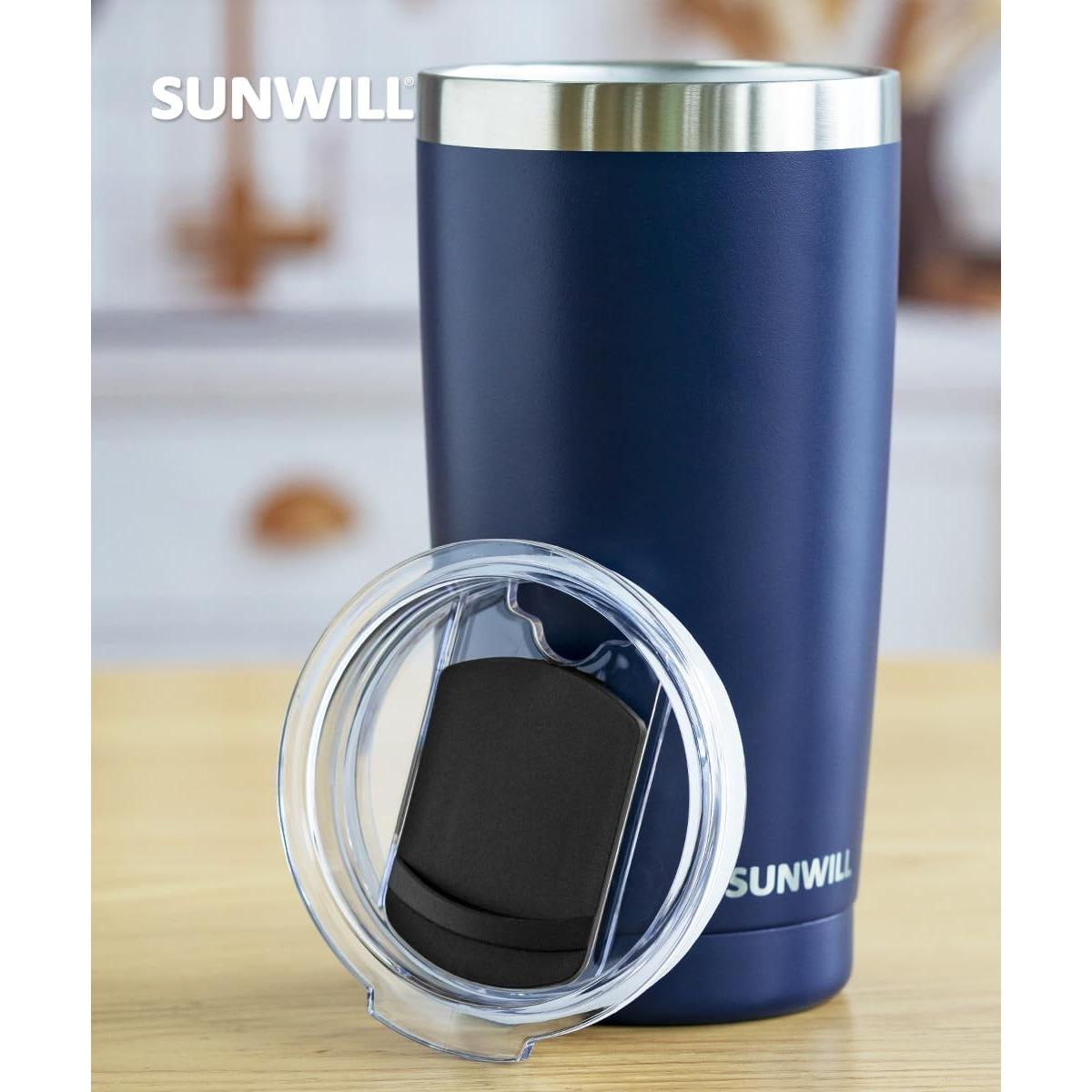 Tapa deslizante SUNWILL para tazas 414ml y vasos 591ml - 2 piezas