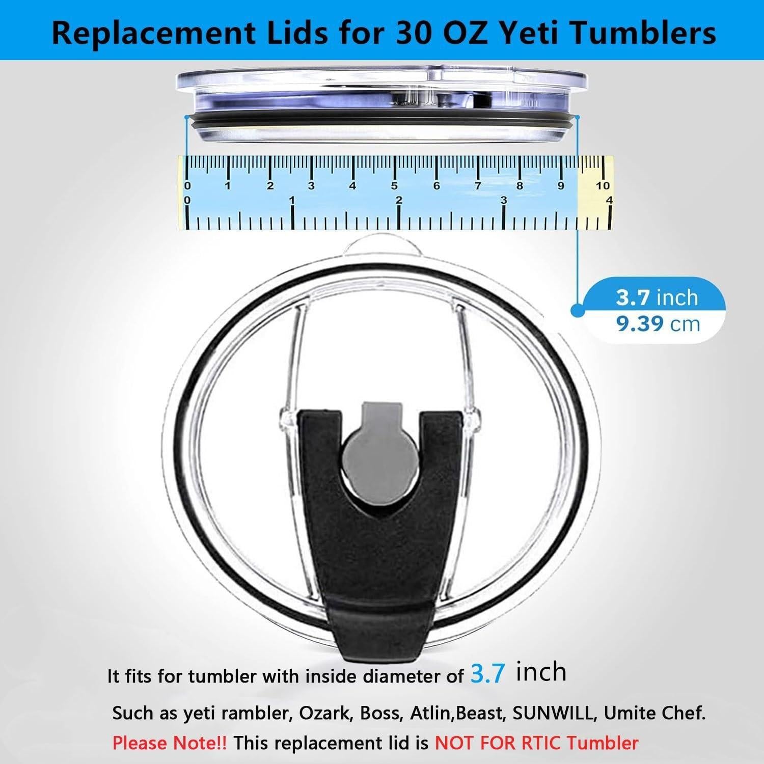 Tapa de Vaso Aislante AILUXUAN 30 oz - 2 Unidades Negro