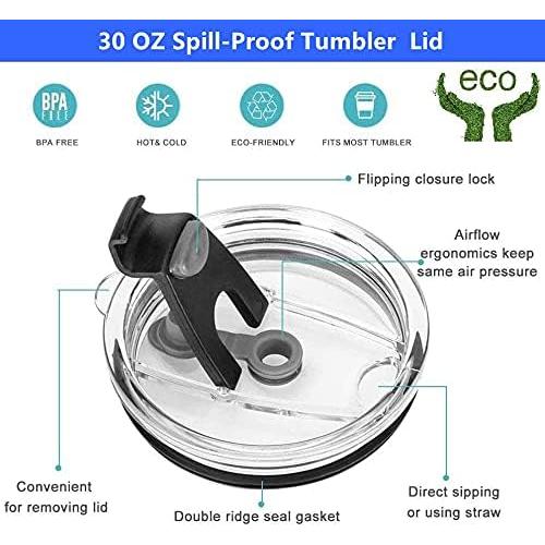 Tapa de Vaso Aislante AILUXUAN 30 oz - 2 Unidades Negro