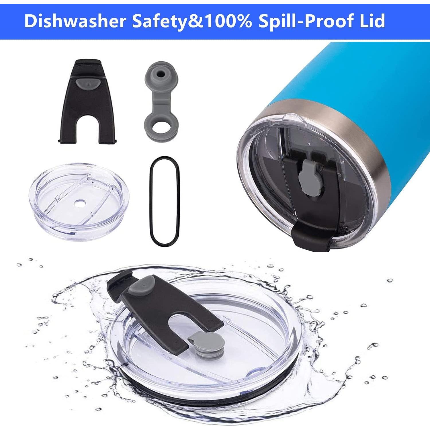 Tapa de Vaso Aislante AILUXUAN 30 oz - 2 Unidades Negro