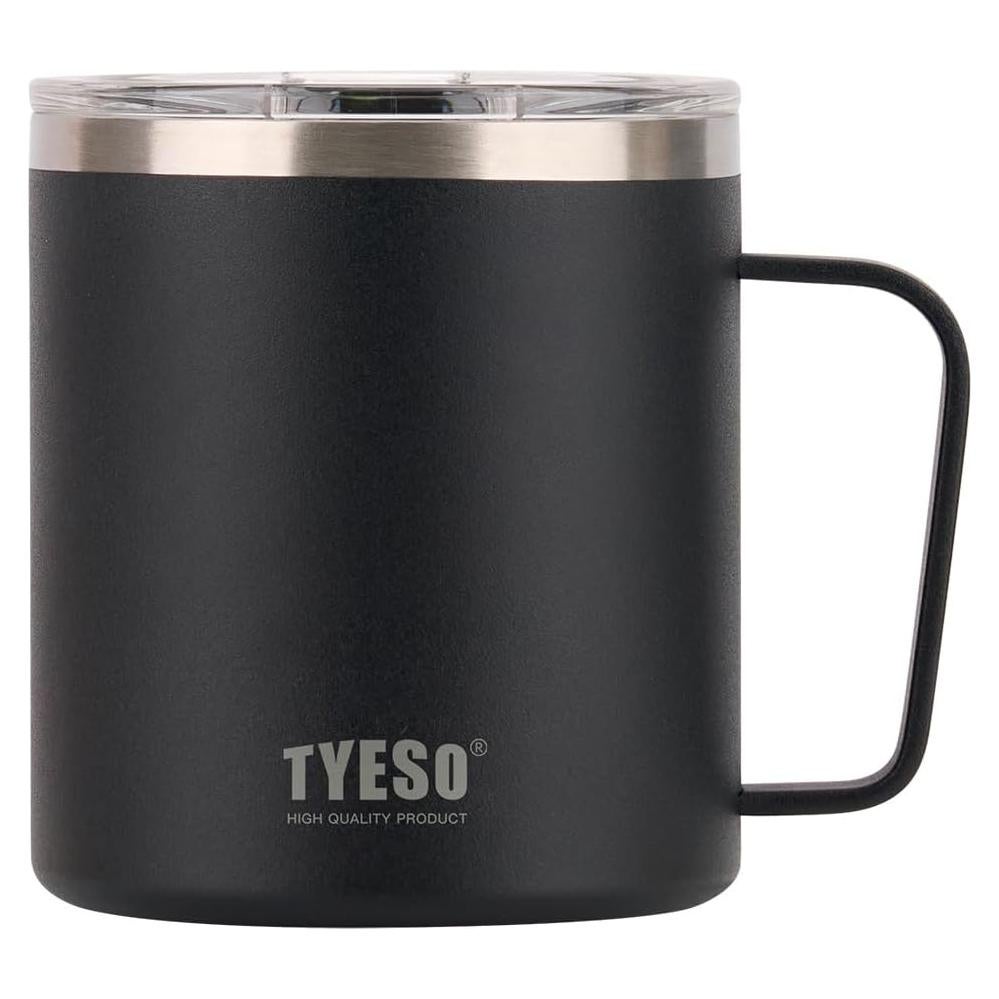 Taza de Acero Inoxidable TYESO 396 ml con Aislamiento Térmico