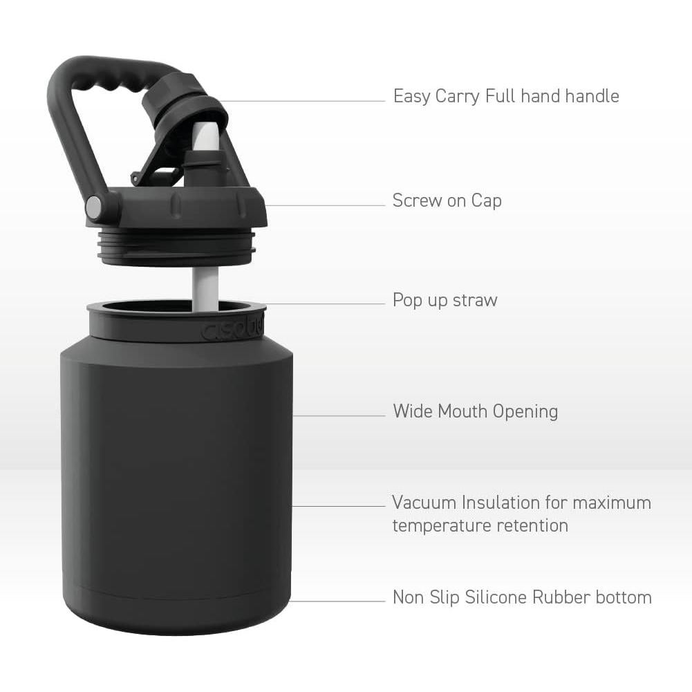 Jarra Mini Asobu Puramic 975 ml Acero Inoxidable Doble Pared