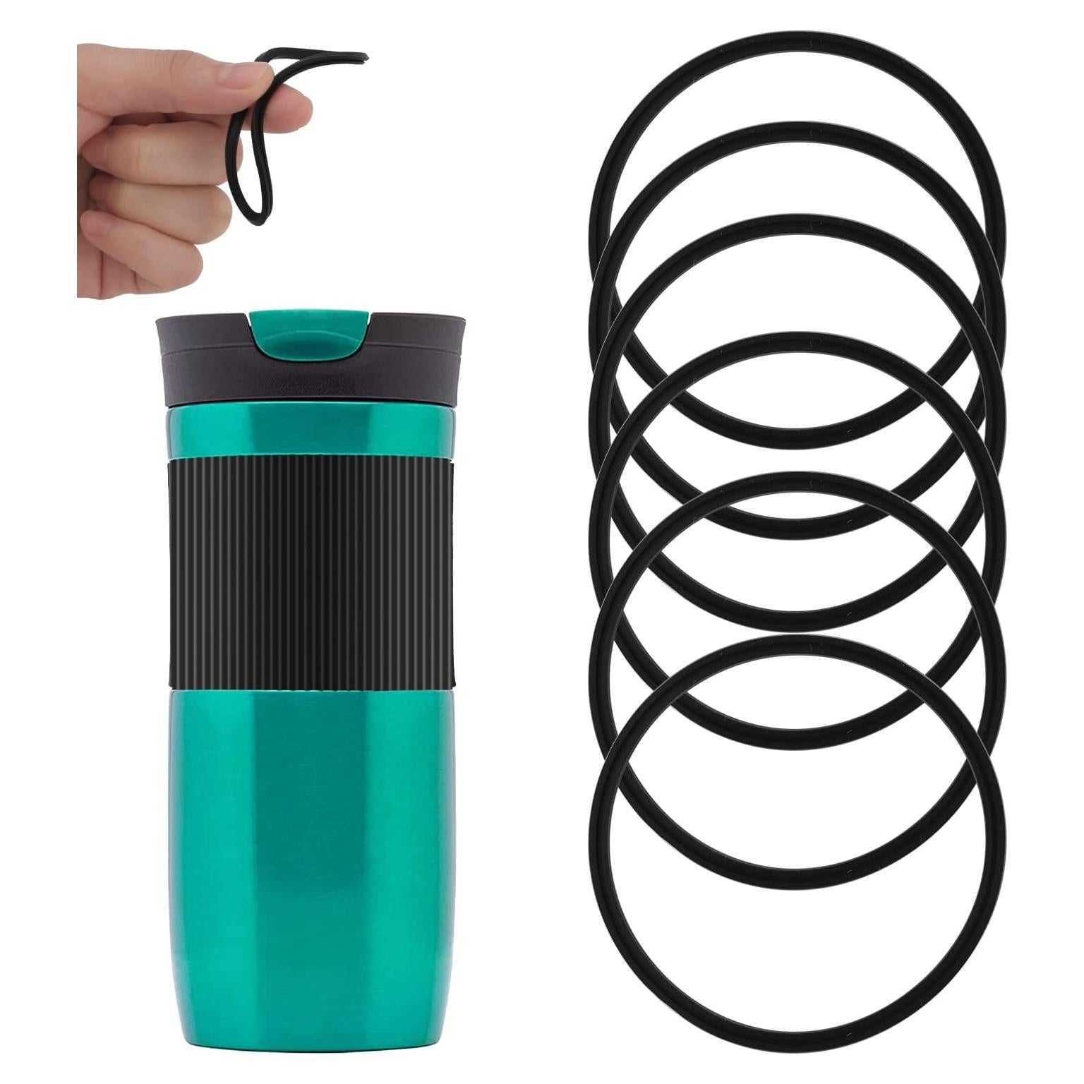6 Juntas de Tapa de Goma KINBOM para Tazas Contigo Snapseal