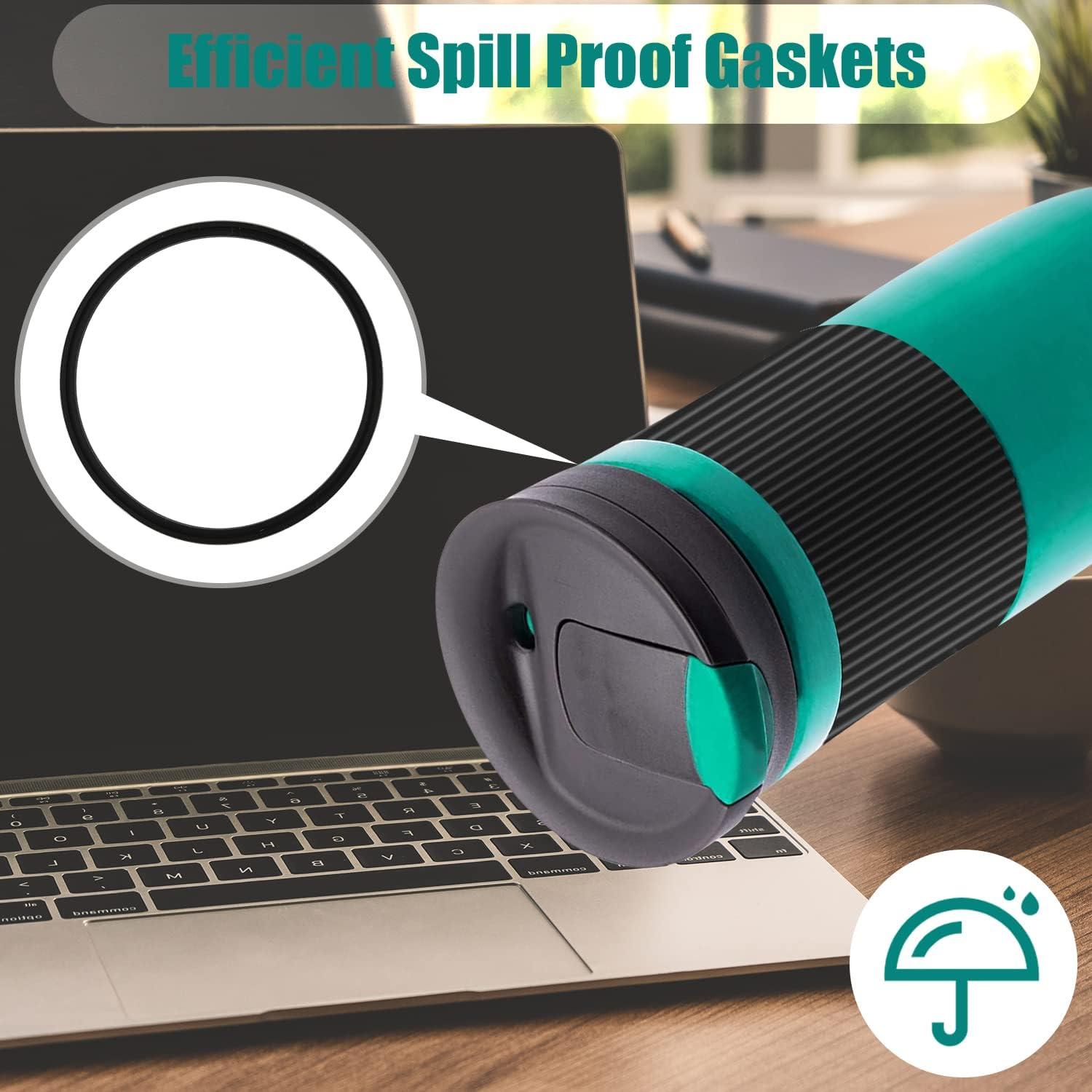 6 Juntas de Tapa de Goma KINBOM para Tazas Contigo Snapseal