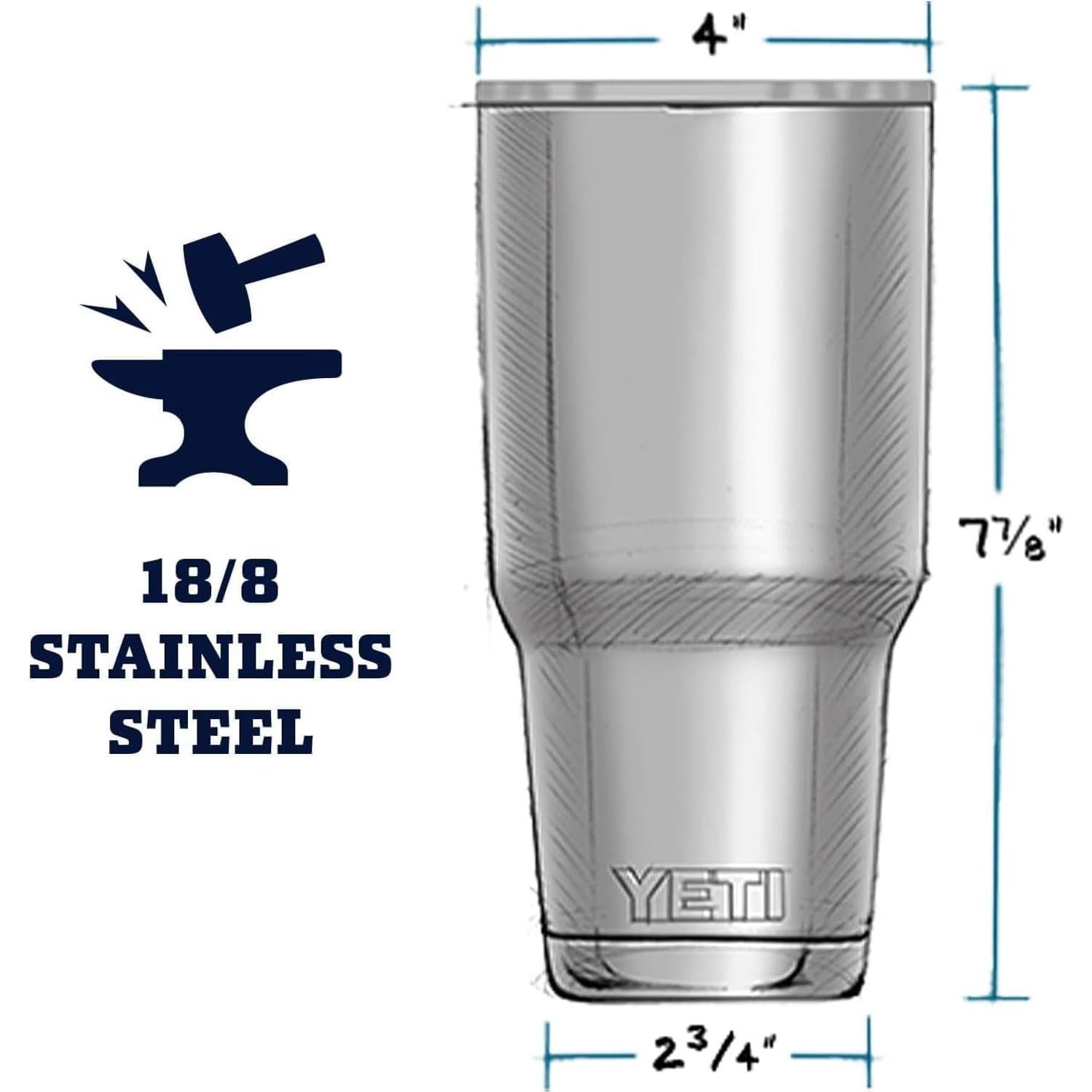 Vaso Aislado YETI 30 oz Acero Inoxidable Rojo Cosecha