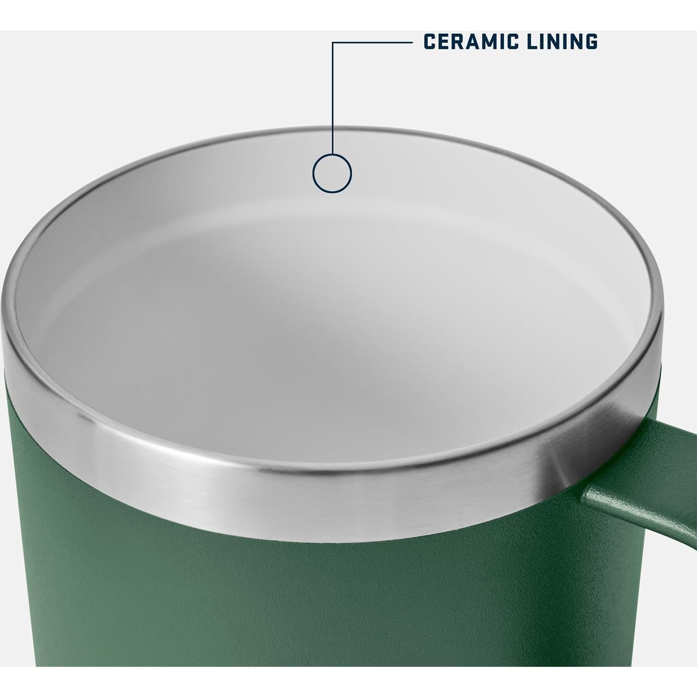 Taza Apilable YETI Rambler 10 oz Acero Inoxidable Verde