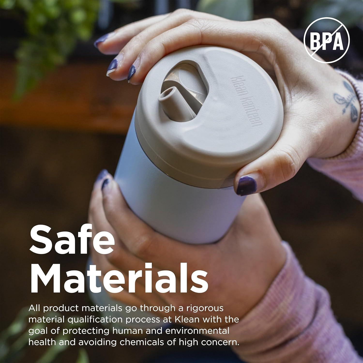 Botella de Agua Aislada Klean Kanteen 20oz TKWide Cielo Claro