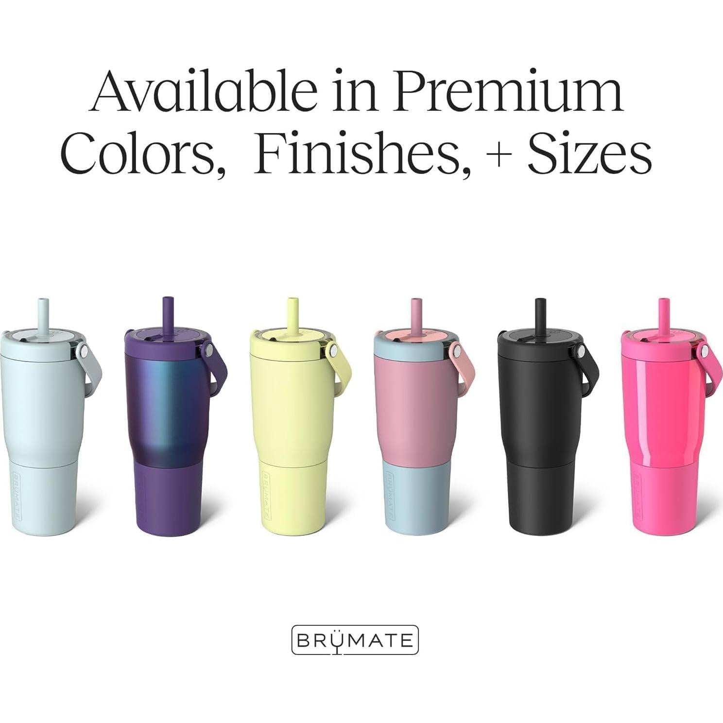 Vaso de viaje BrüMate Resa 0.74L acero inoxidable a prueba de fugas