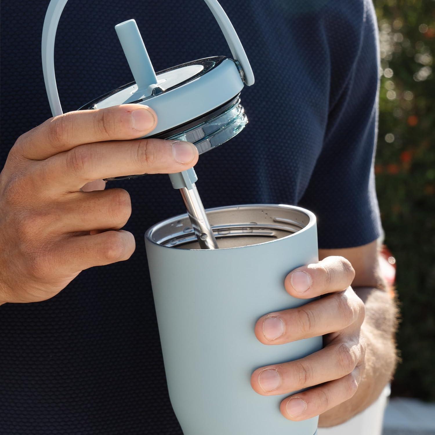 Vaso de viaje BrüMate Resa 0.74L acero inoxidable a prueba de fugas