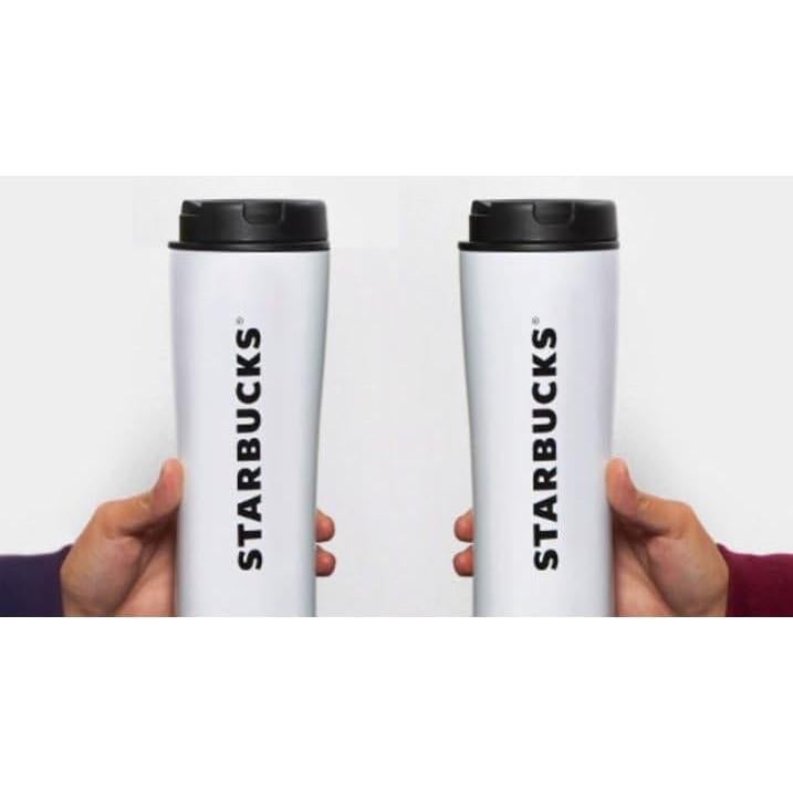 Taza de viaje Starbucks acero inoxidable 473 ml tapa giratoria