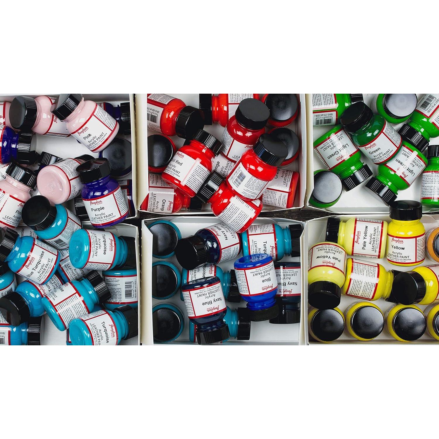 Pintura Brillante Angelus Flexible Glittercoat 29.57 ml Lavanda